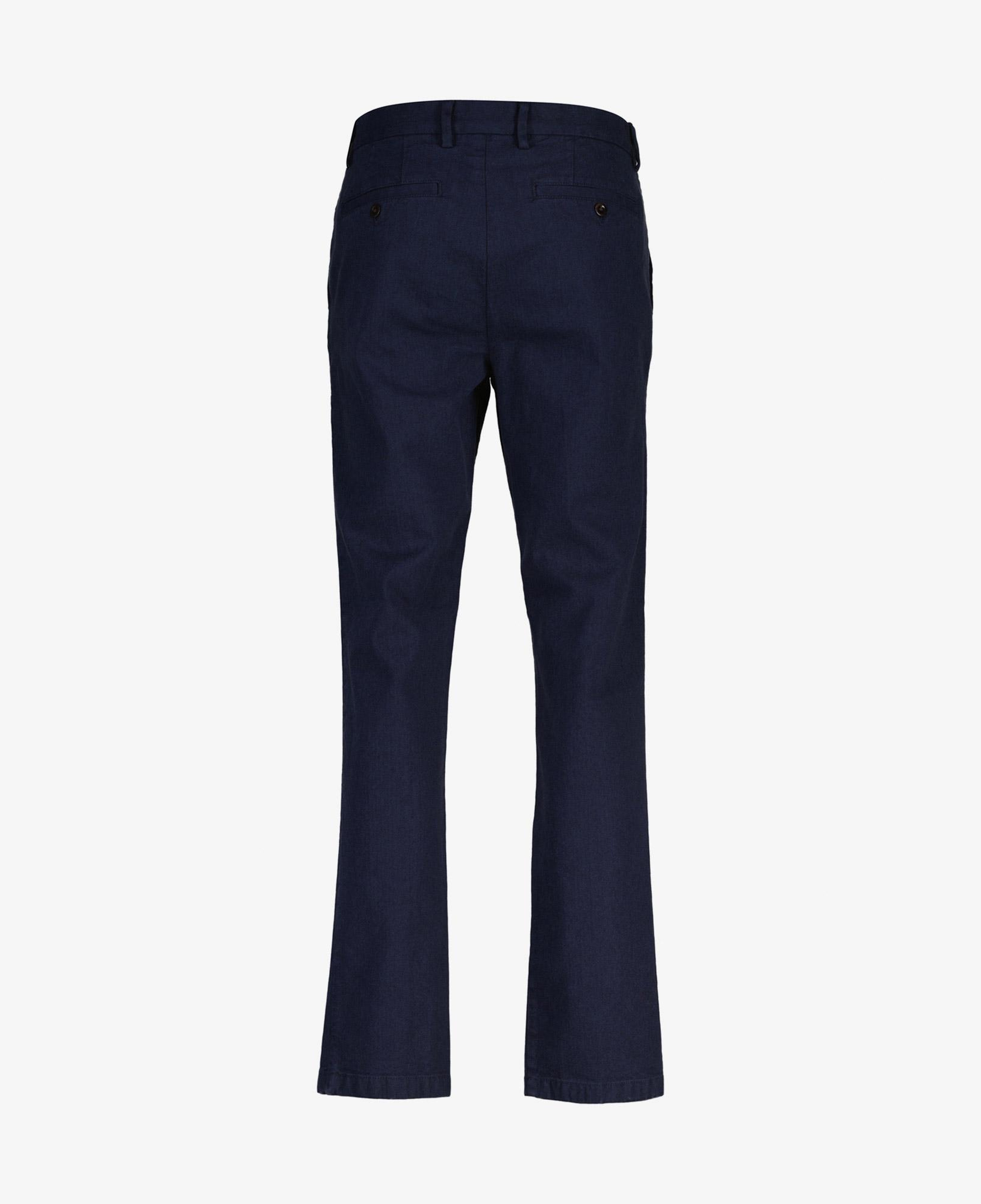 GANT Erkek Lacivert Slim Fit Casual Herringbone Pantolon