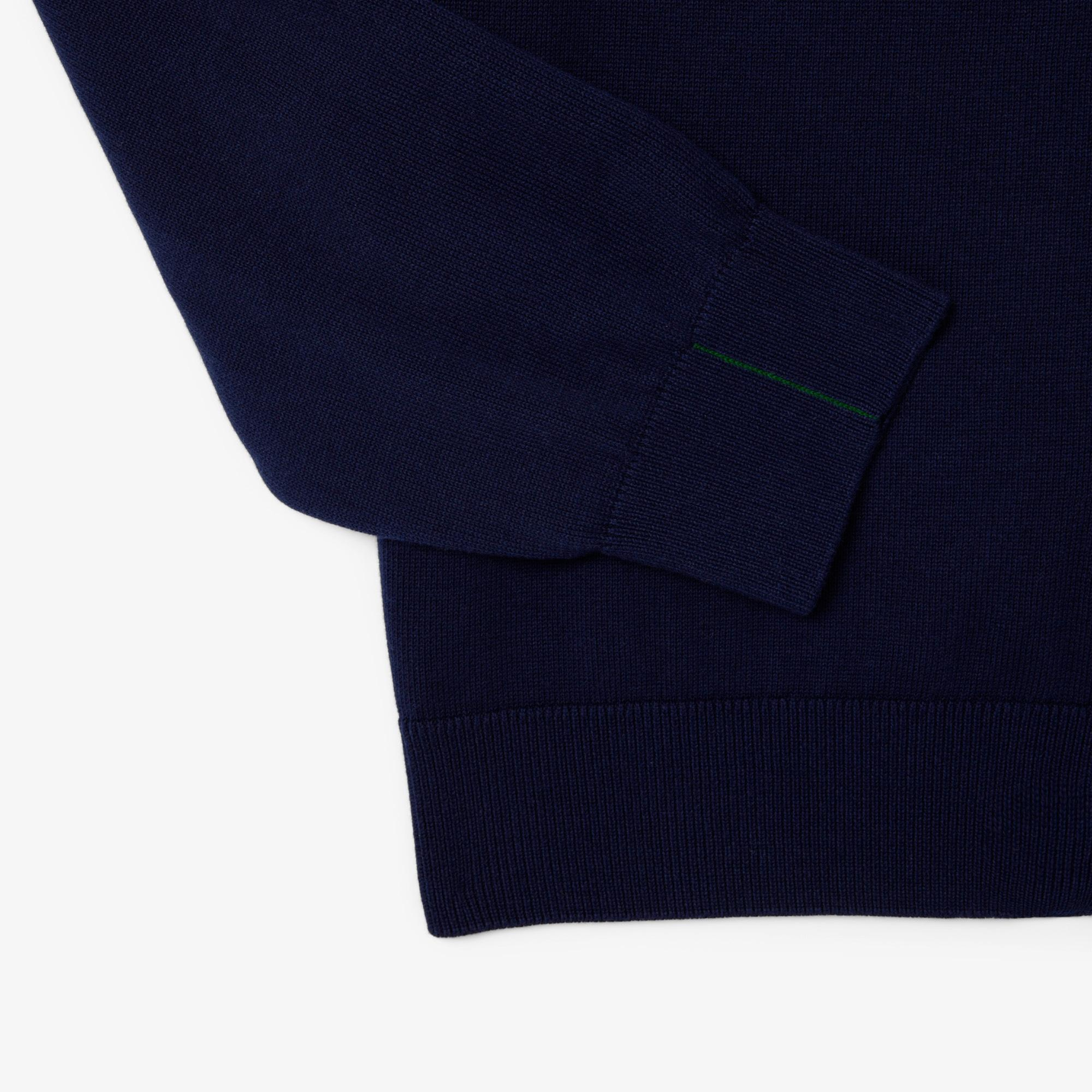 Lacoste Erkek Regular Fit Fermuarlı Lacivert Hırka