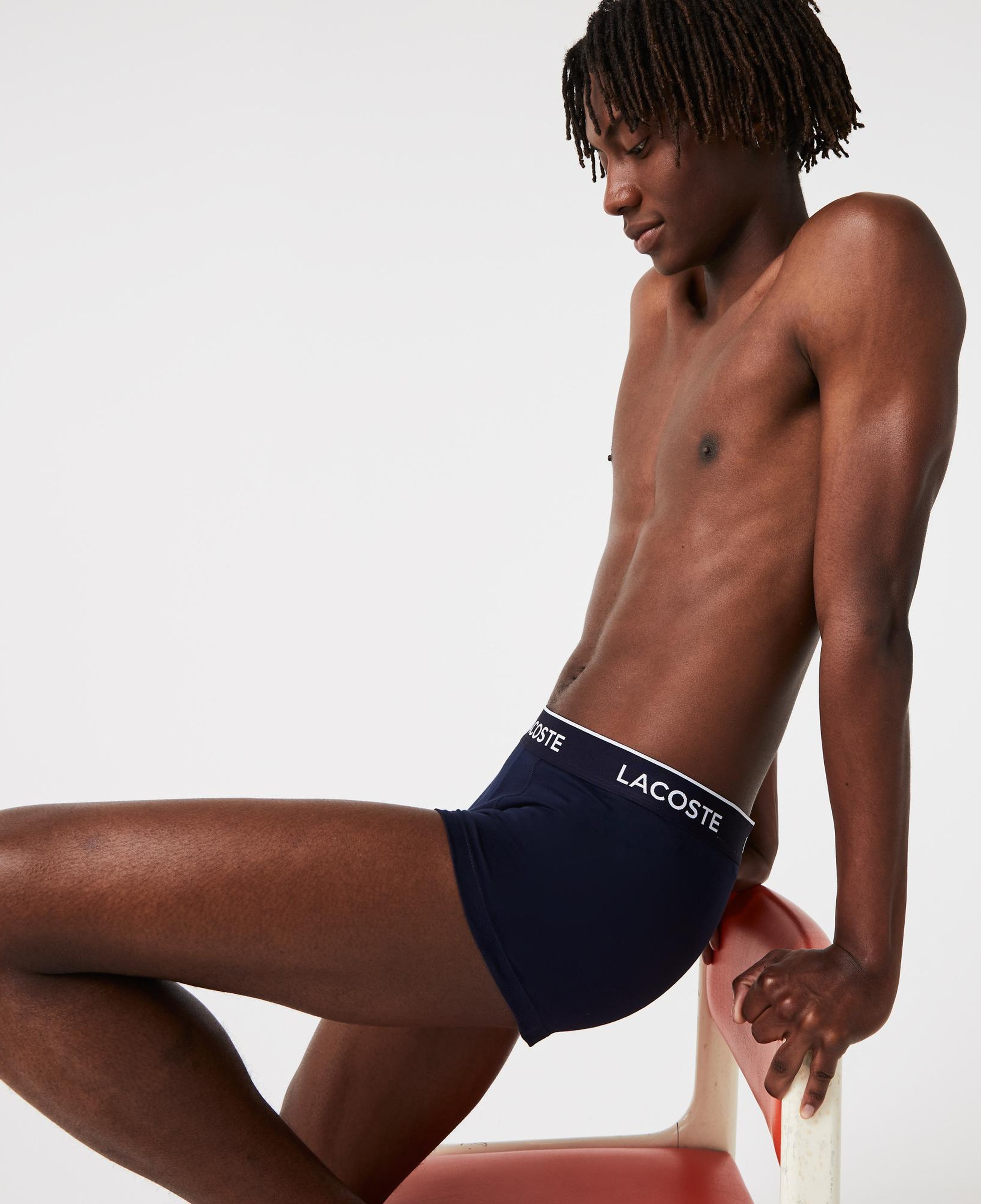 Lacoste Classic Erkek 3'lü Lacivert Boxer