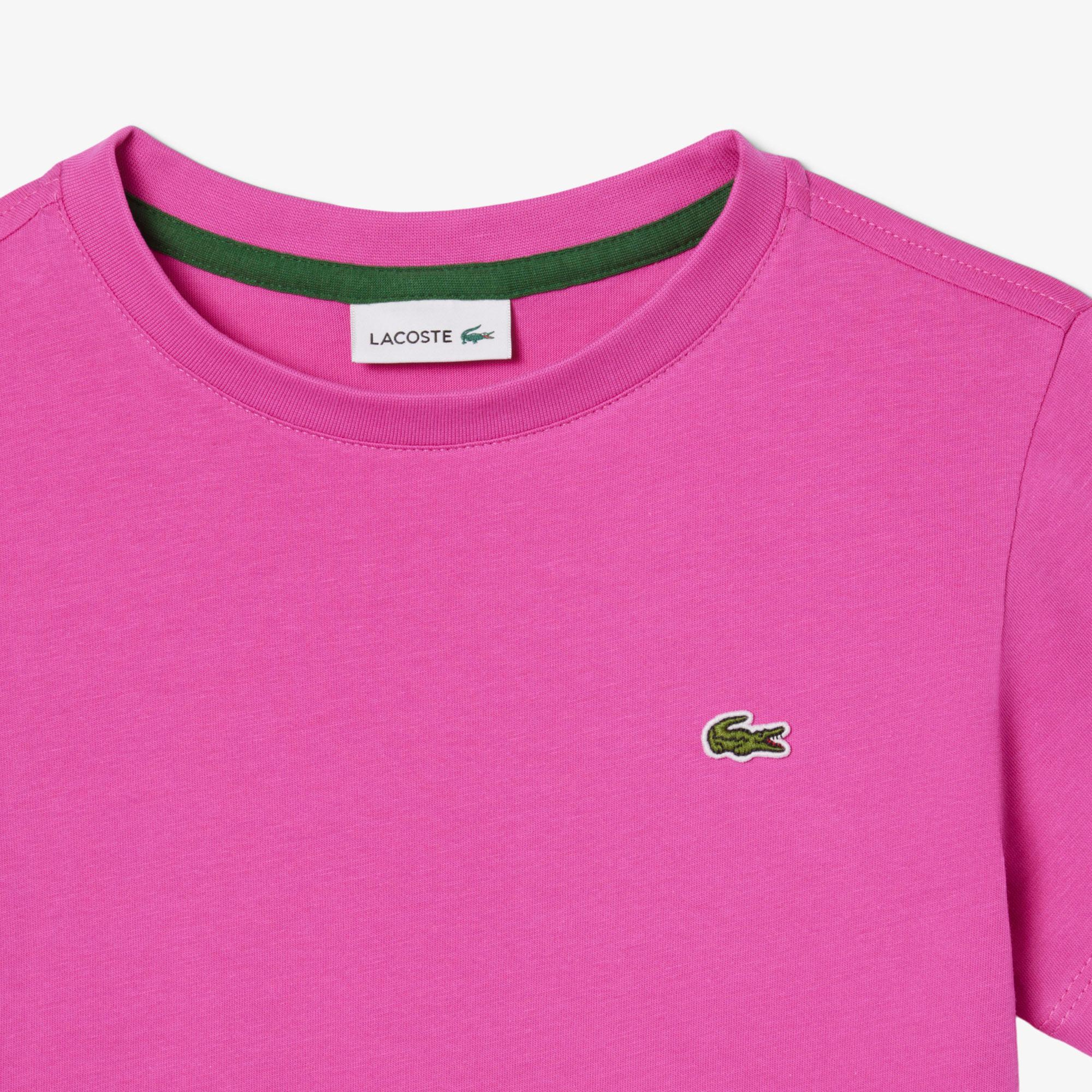 Çocuk Bisiklet Yaka Pembe T-Shirt