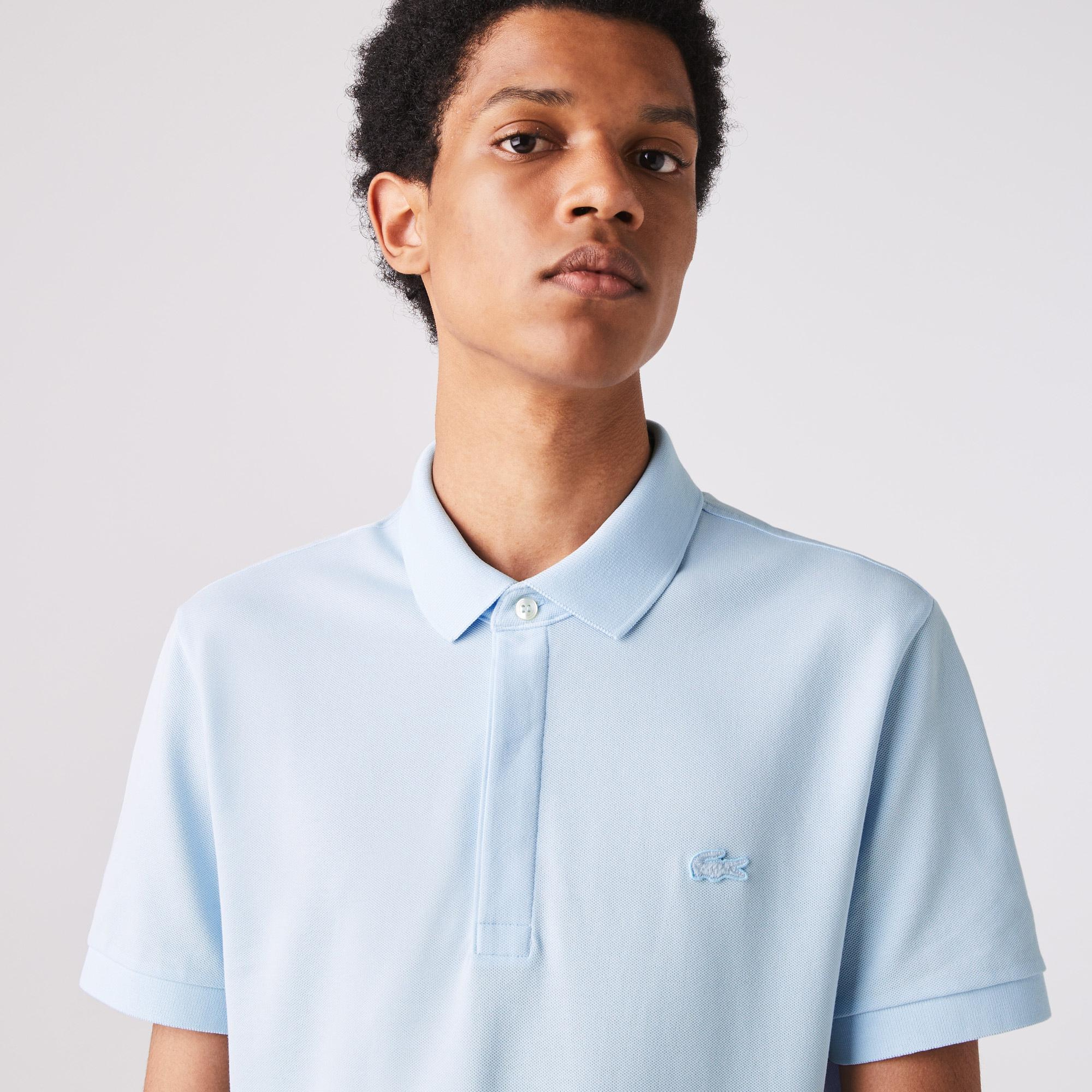 Erkek Regular Fit Açık Mavi Paris Polo