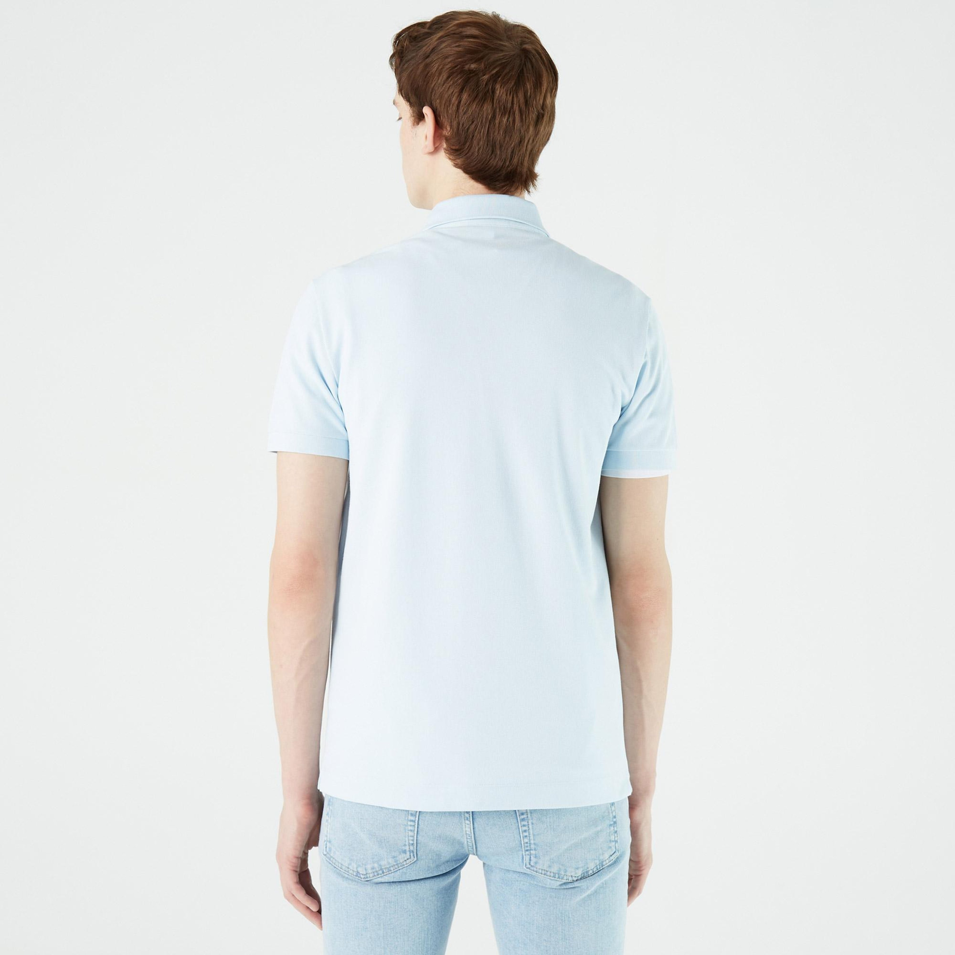 Erkek Regular Fit Açık Mavi Paris Polo