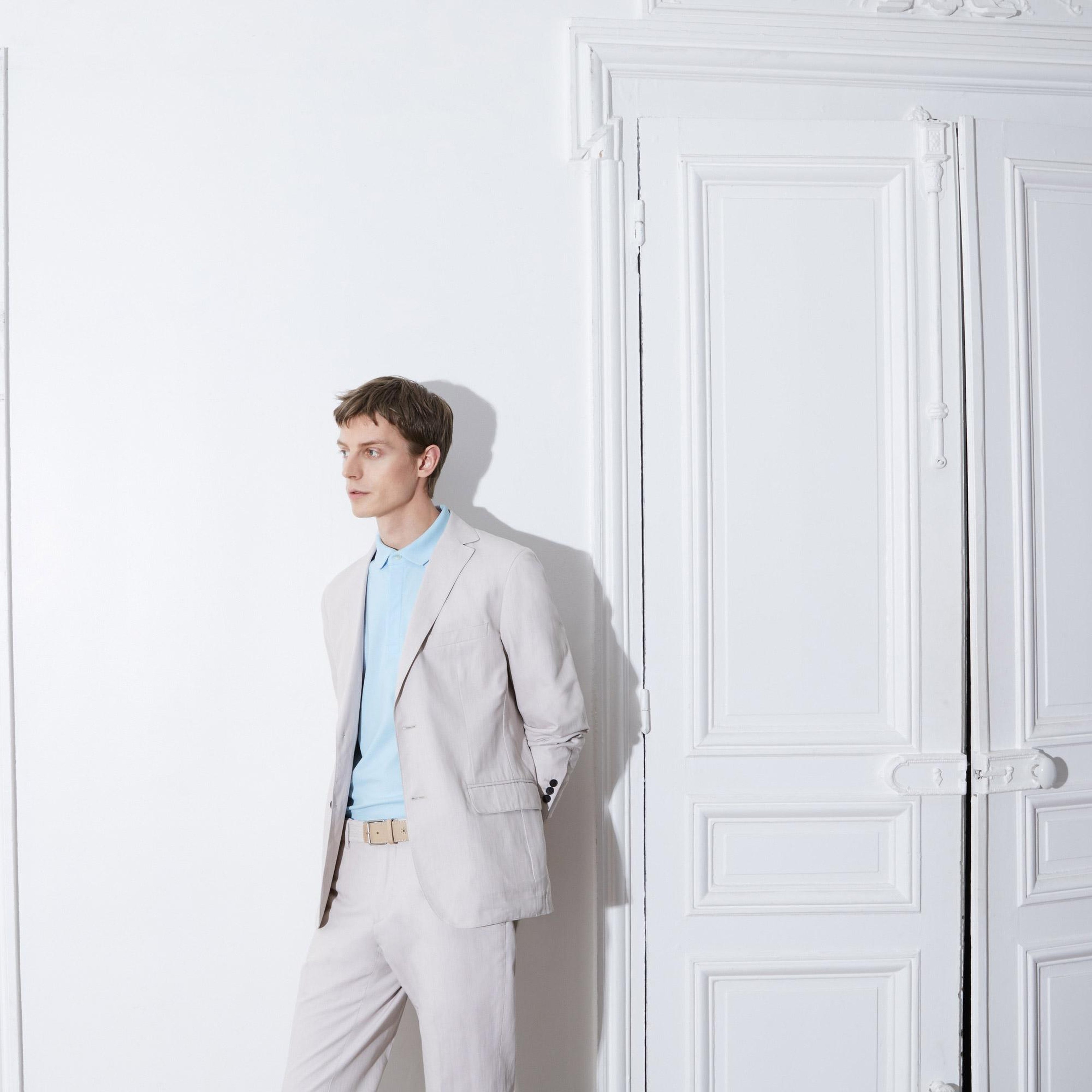 Erkek Regular Fit Açık Mavi Paris Polo