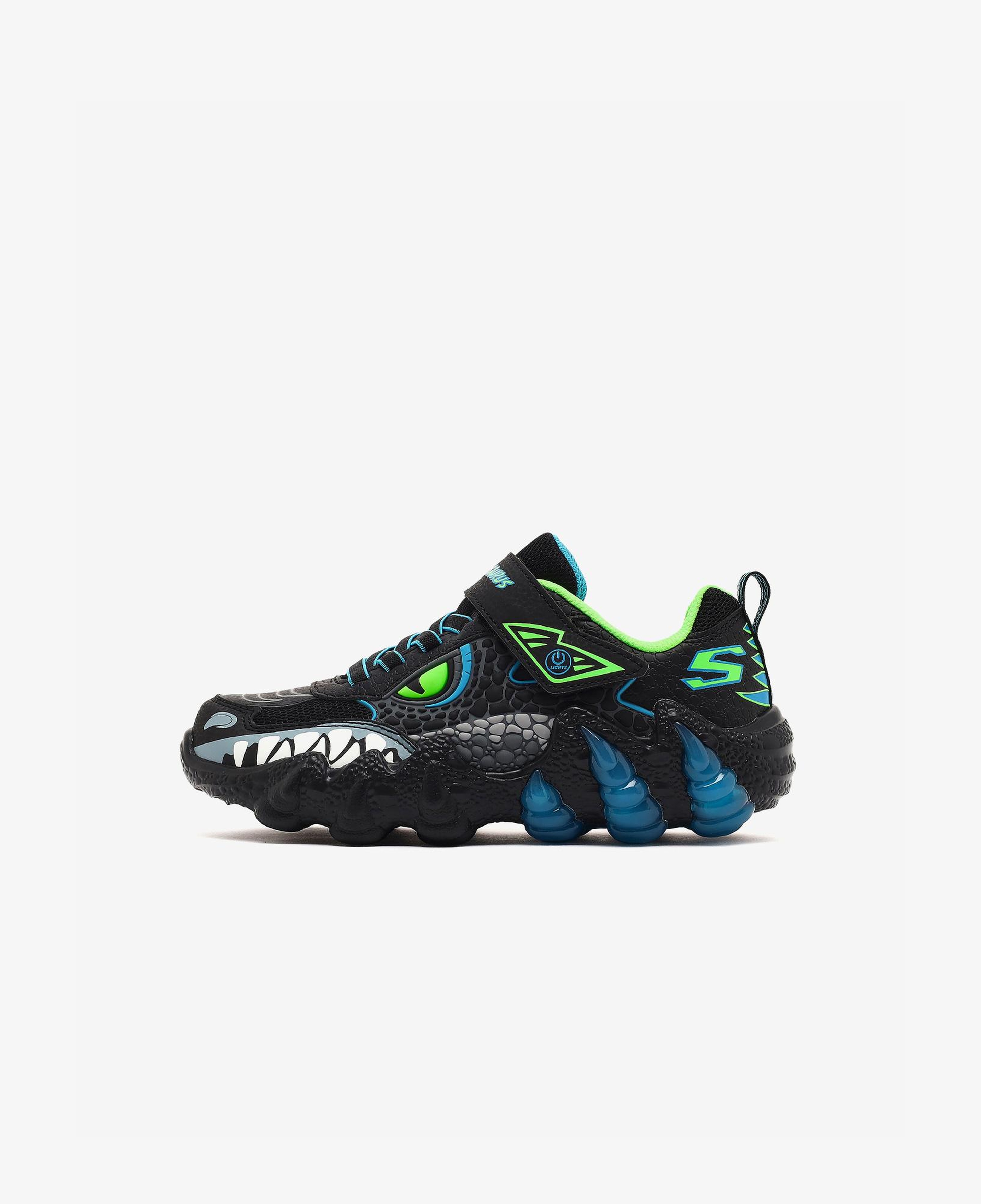 Skechers Skechosaurus Lights 2.0 Çocuk Siyah Işıklı Spor Ayakkabı