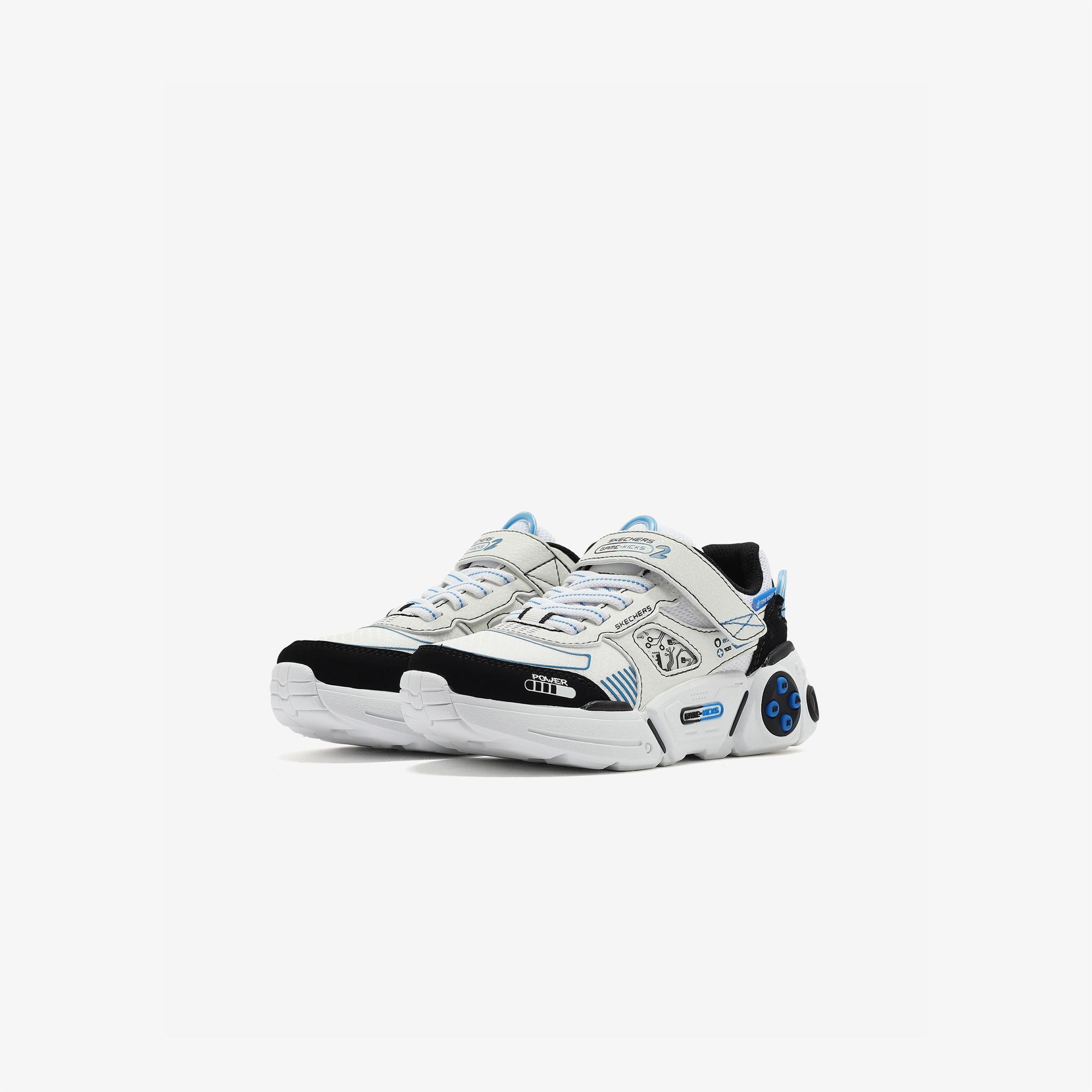 Skechers Gametronix 2.0 Çocuk Beyaz Spor Ayakkabı