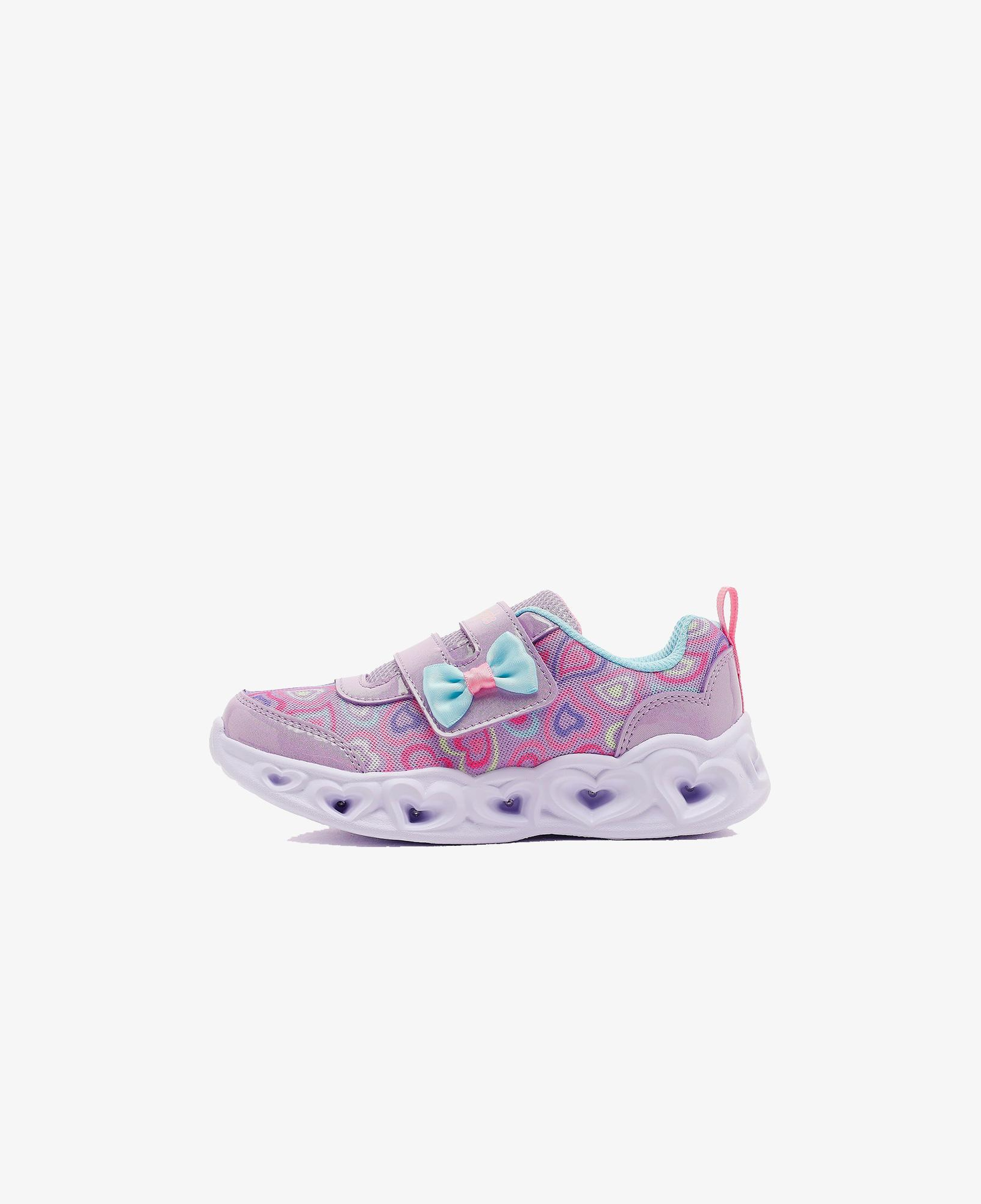 Skechers Heart Lights Boogie Land Çocuk Mor Işıklı Spor Ayakkabı