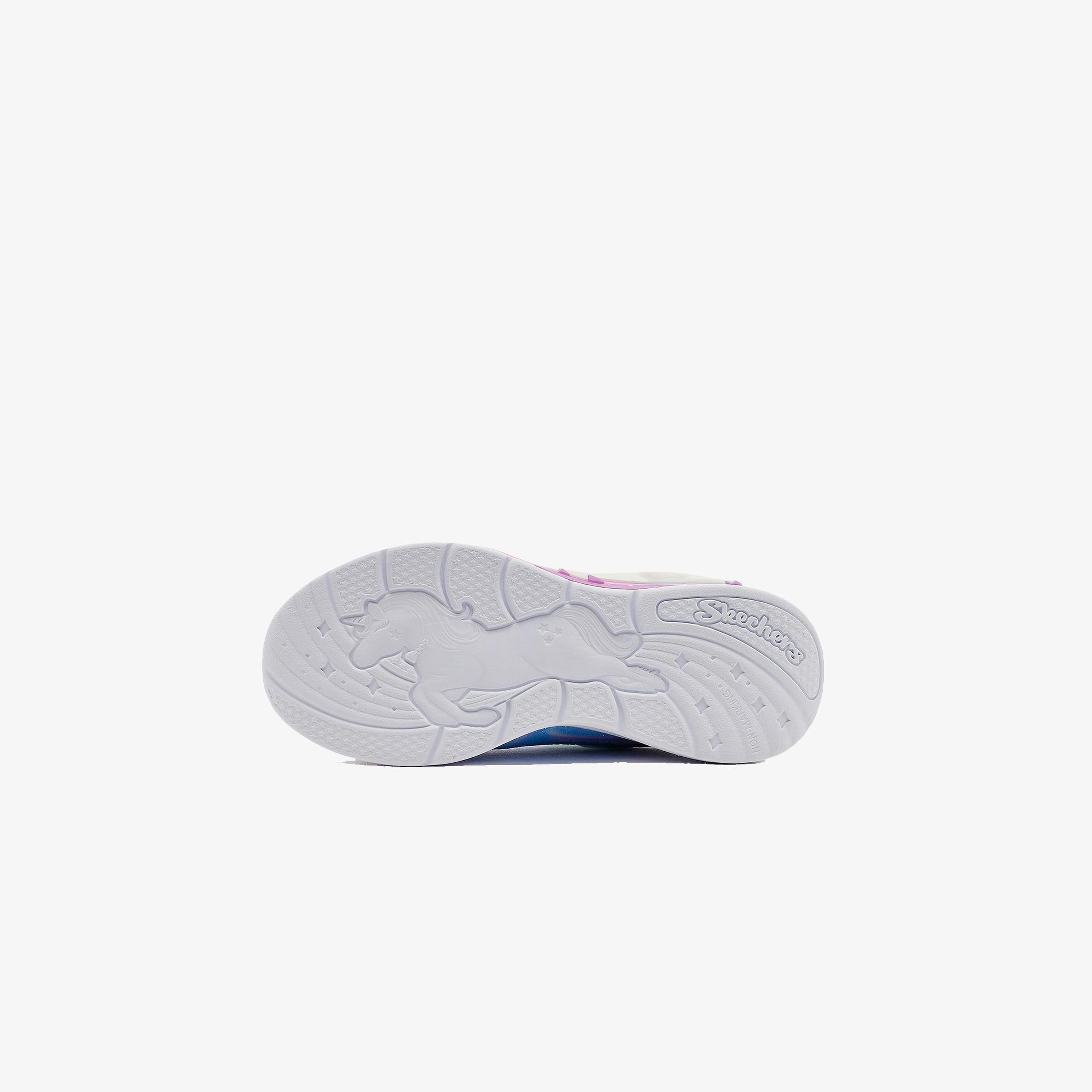 Skechers Unicorn Chaser Çocuk Gri Işıklı Spor Ayakkabı