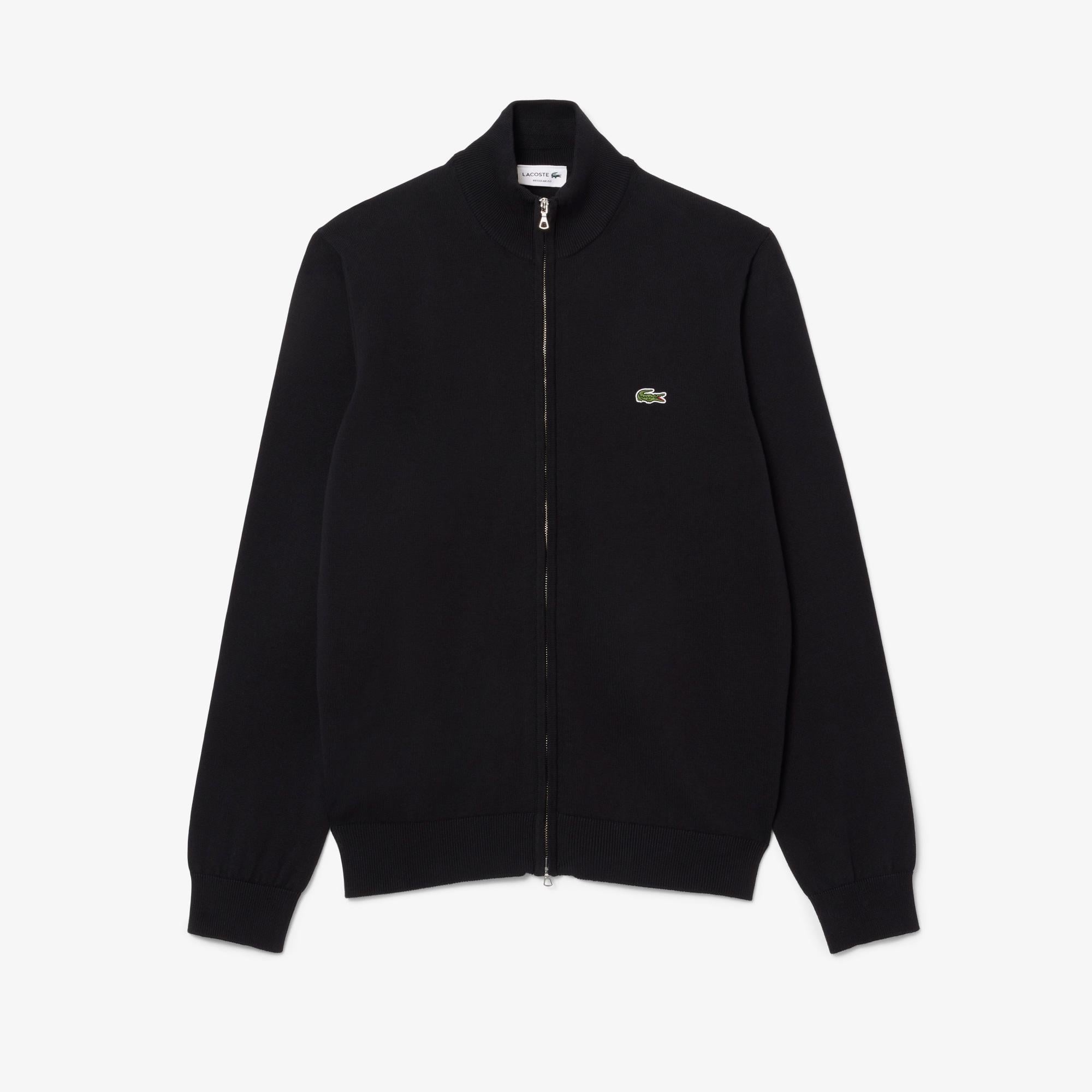 Lacoste Erkek Regular Fit Fermuarlı Siyah Hırka