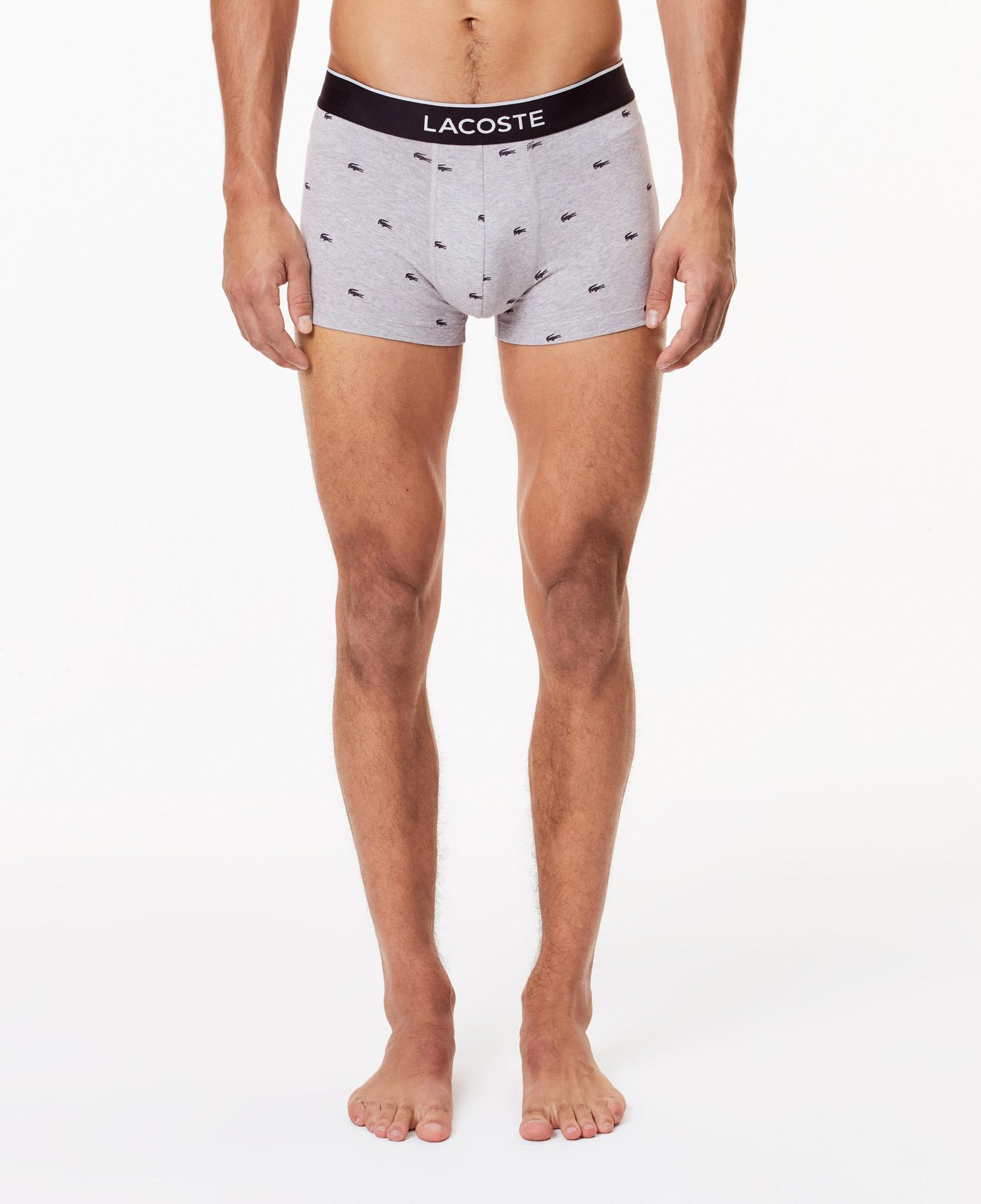 Core Erkek Baskılı 3'lü Gri Boxer
