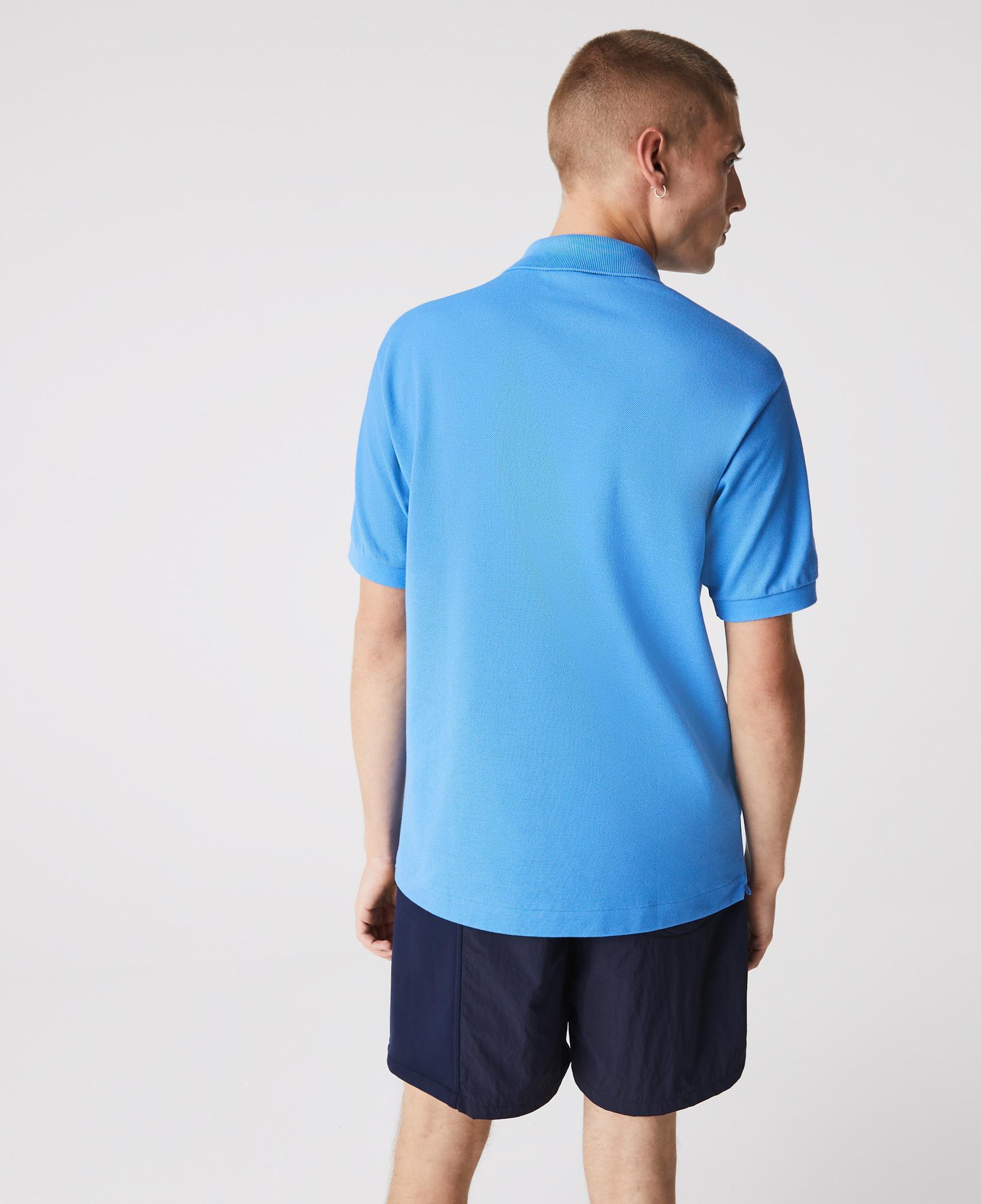 L.12.12 Erkek Classic Fit Mavi Polo