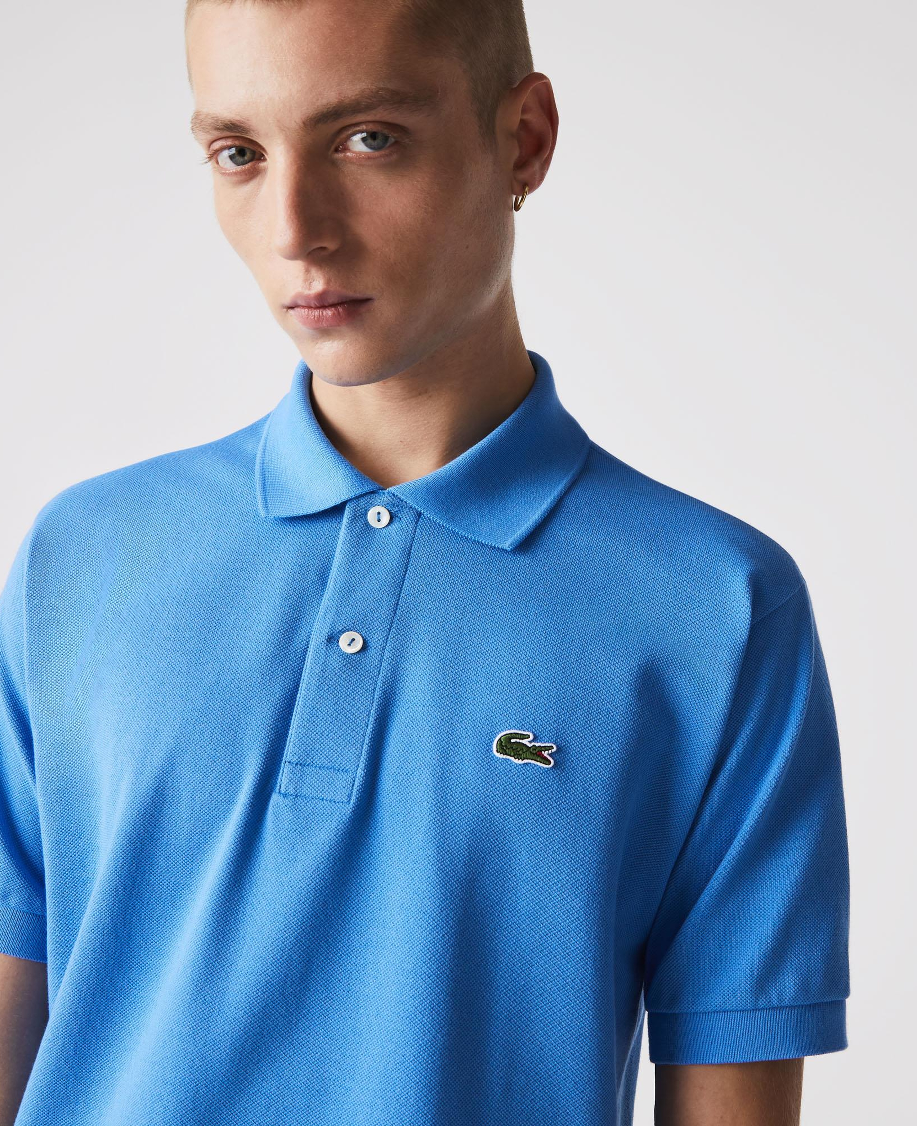 L.12.12 Erkek Classic Fit Mavi Polo