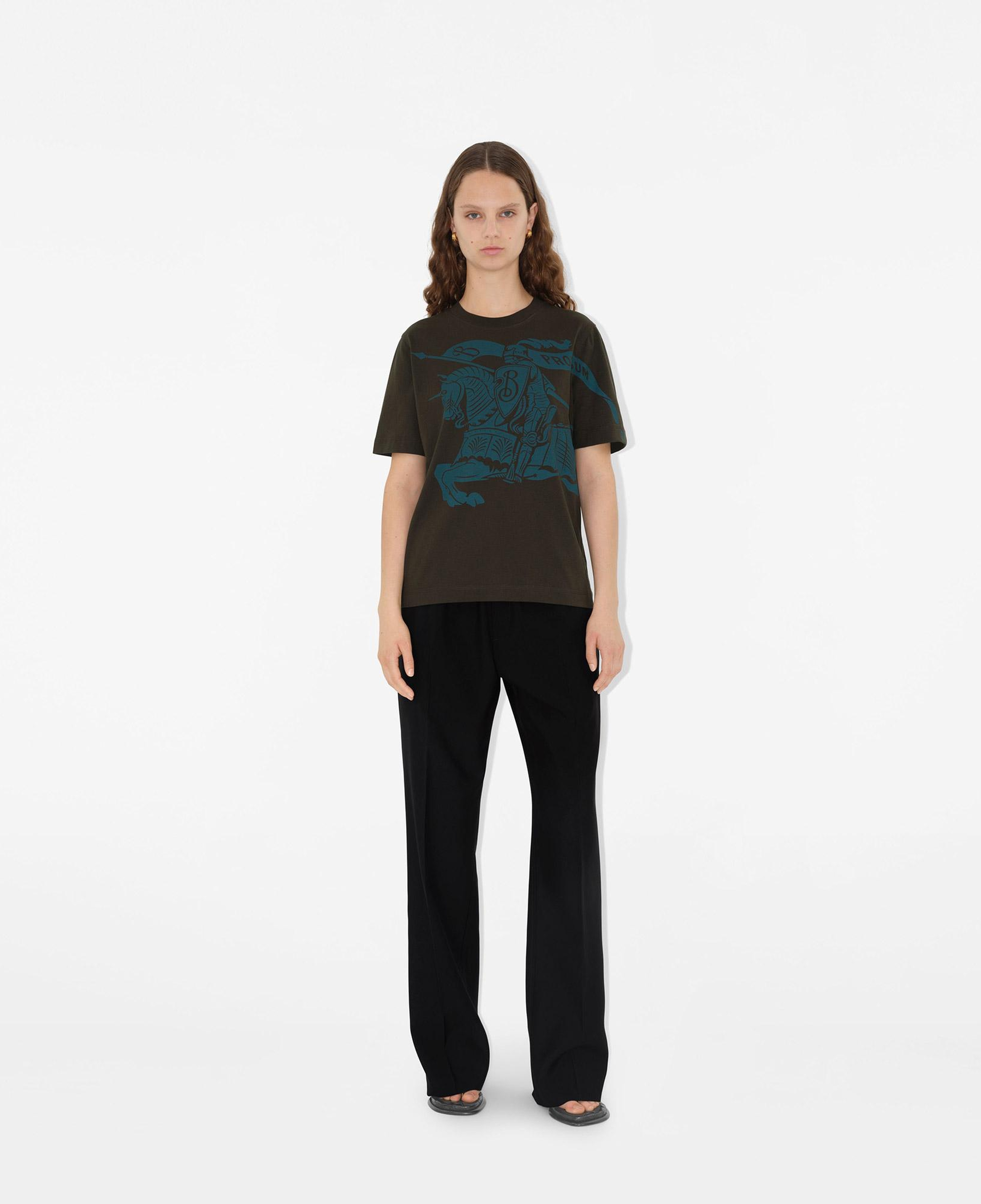 Burberry Kadın Haki T-Shirt