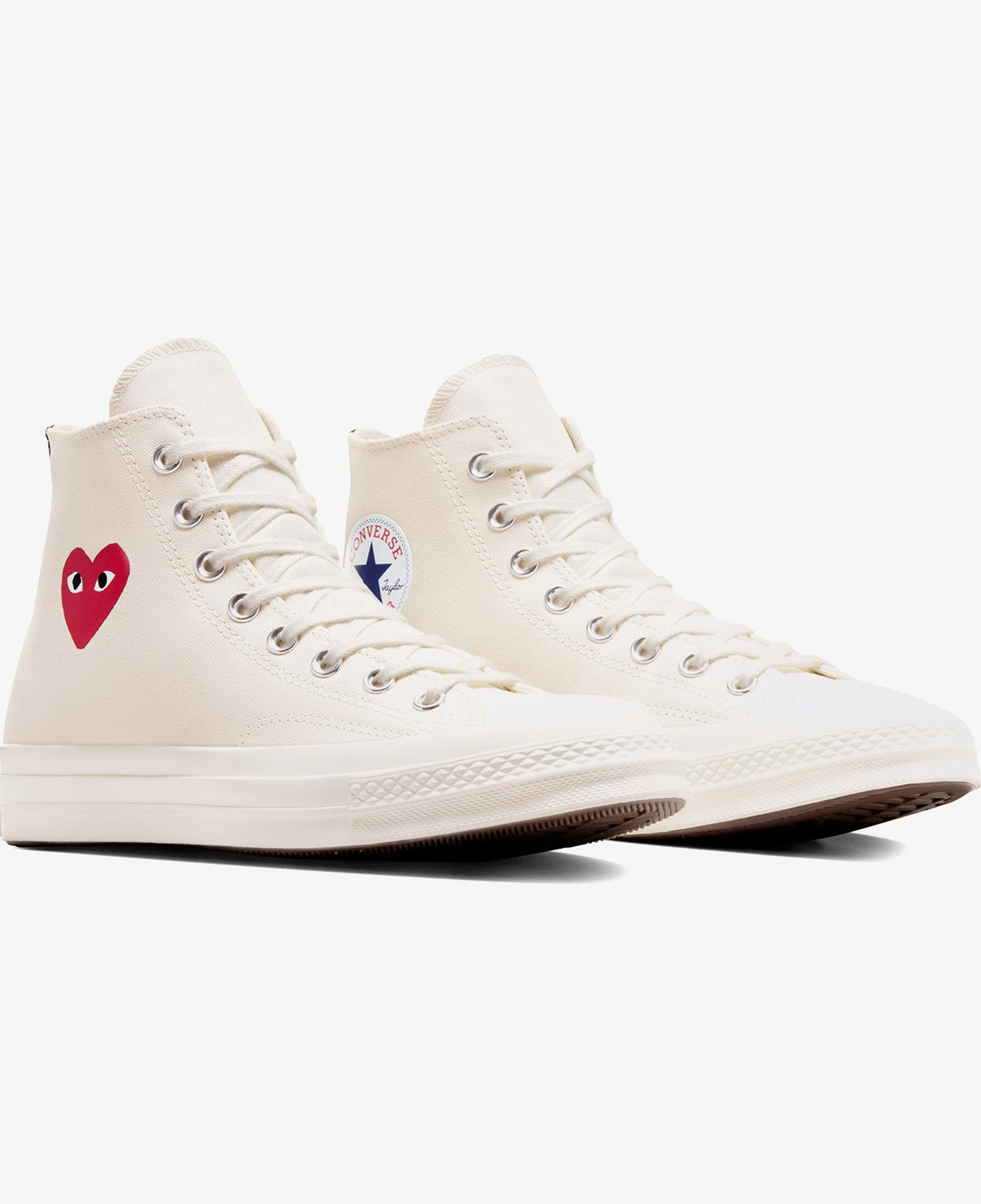 Converse X Comme Des Garçons Chuck 70 Unisex Krem Bilekli Sneaker