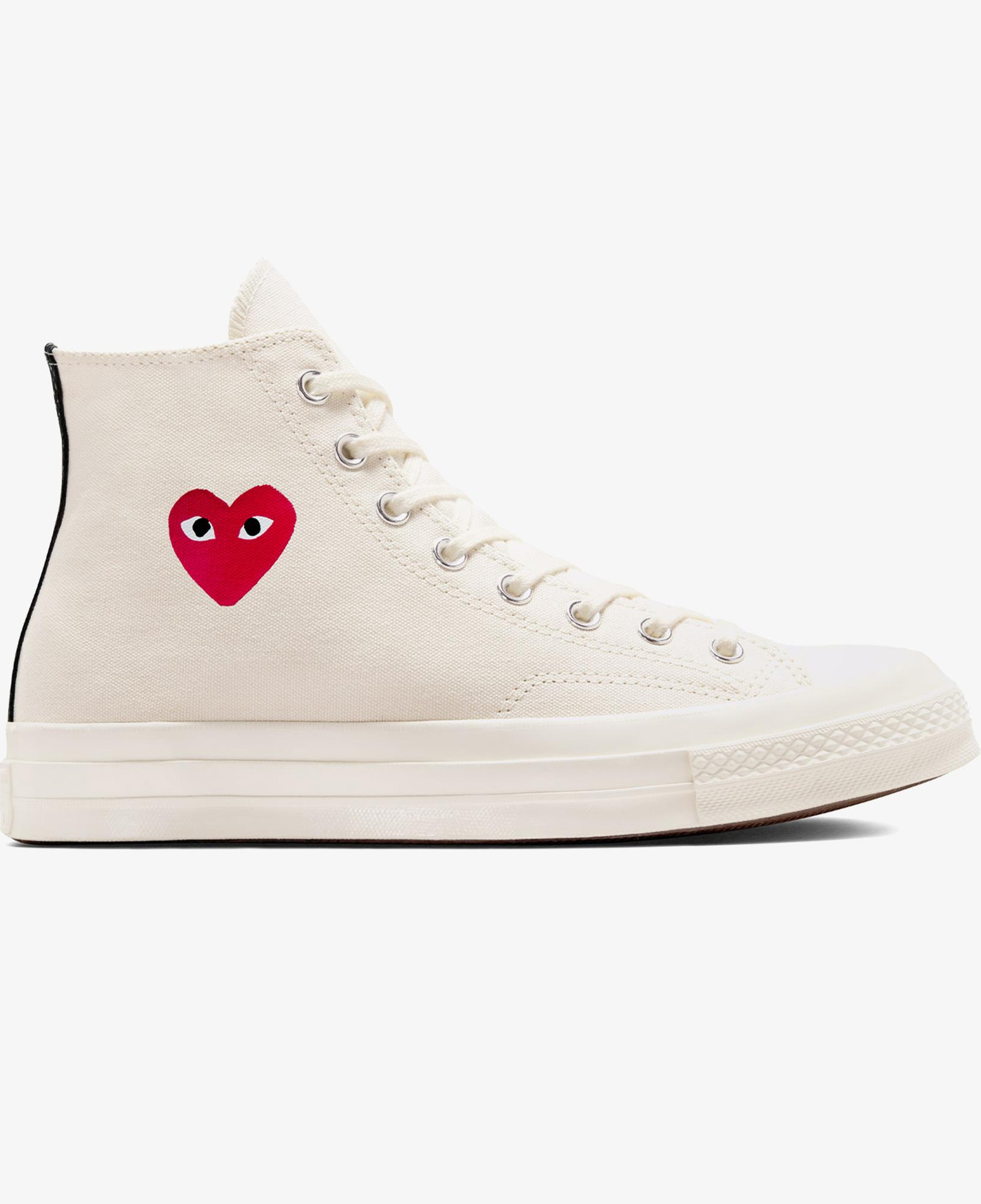 Converse X Comme Des Garçons Chuck 70 Unisex Krem Bilekli Sneaker