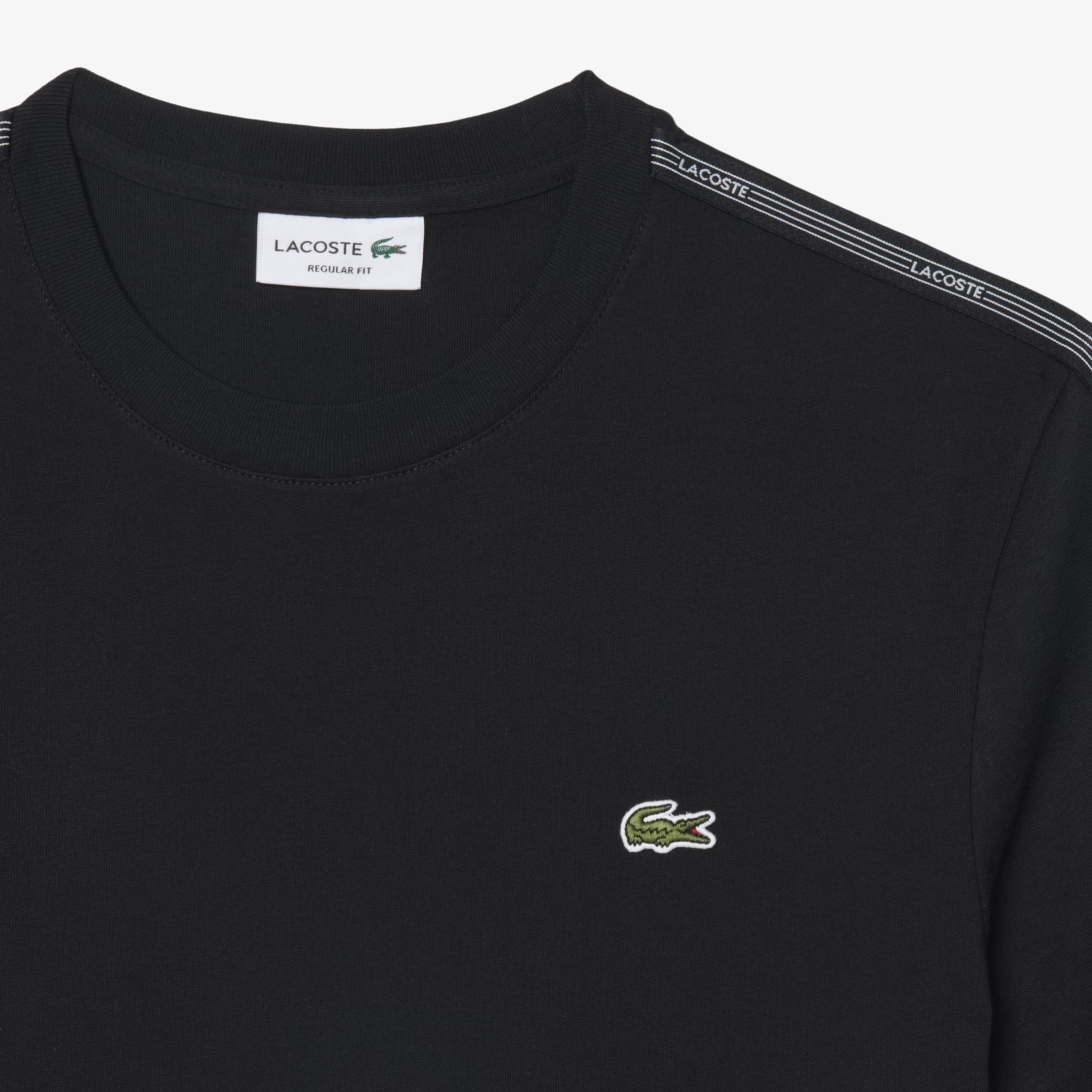 Erkek Regular Fit Bisiklet Yaka Siyah T-Shirt