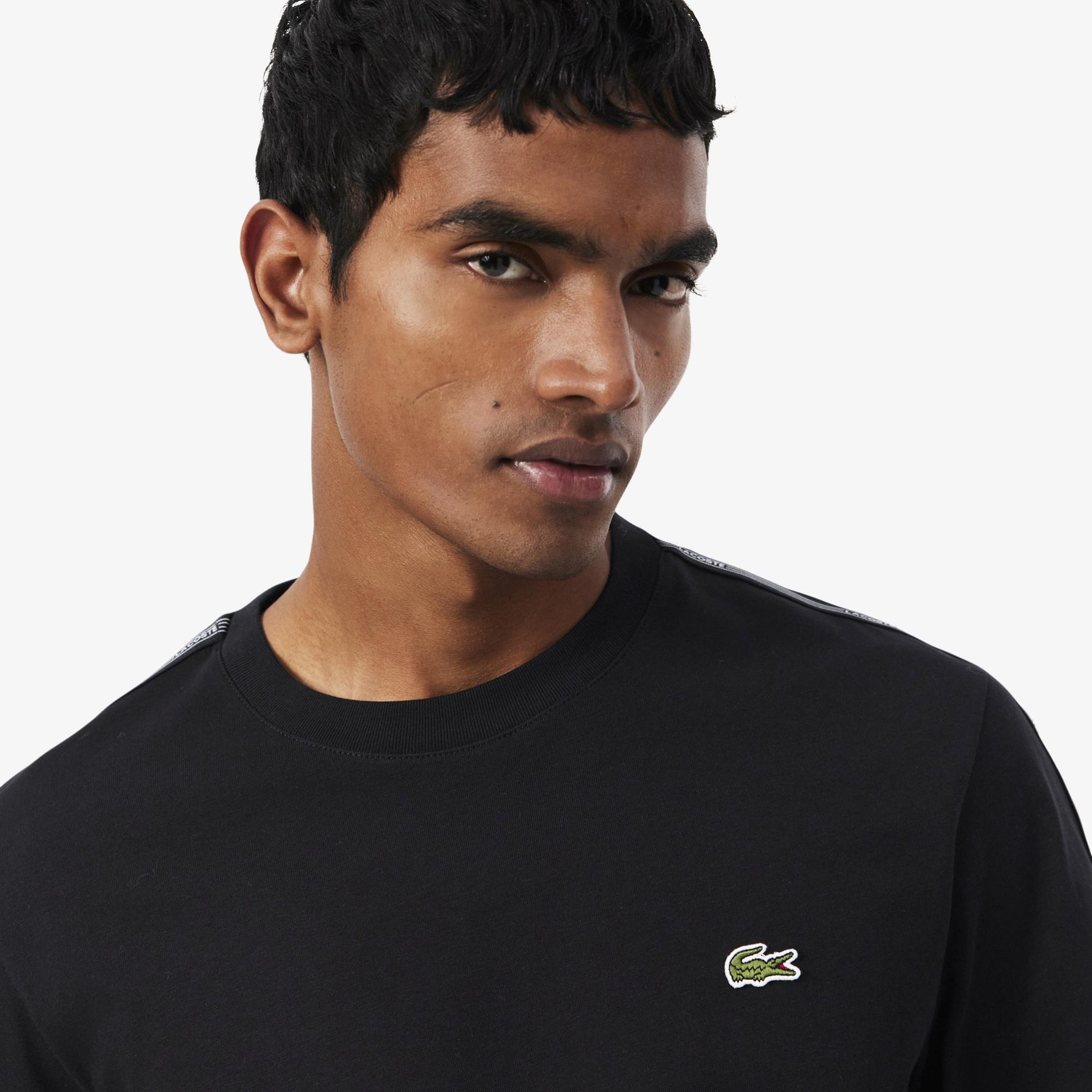 Erkek Regular Fit Bisiklet Yaka Siyah T-Shirt
