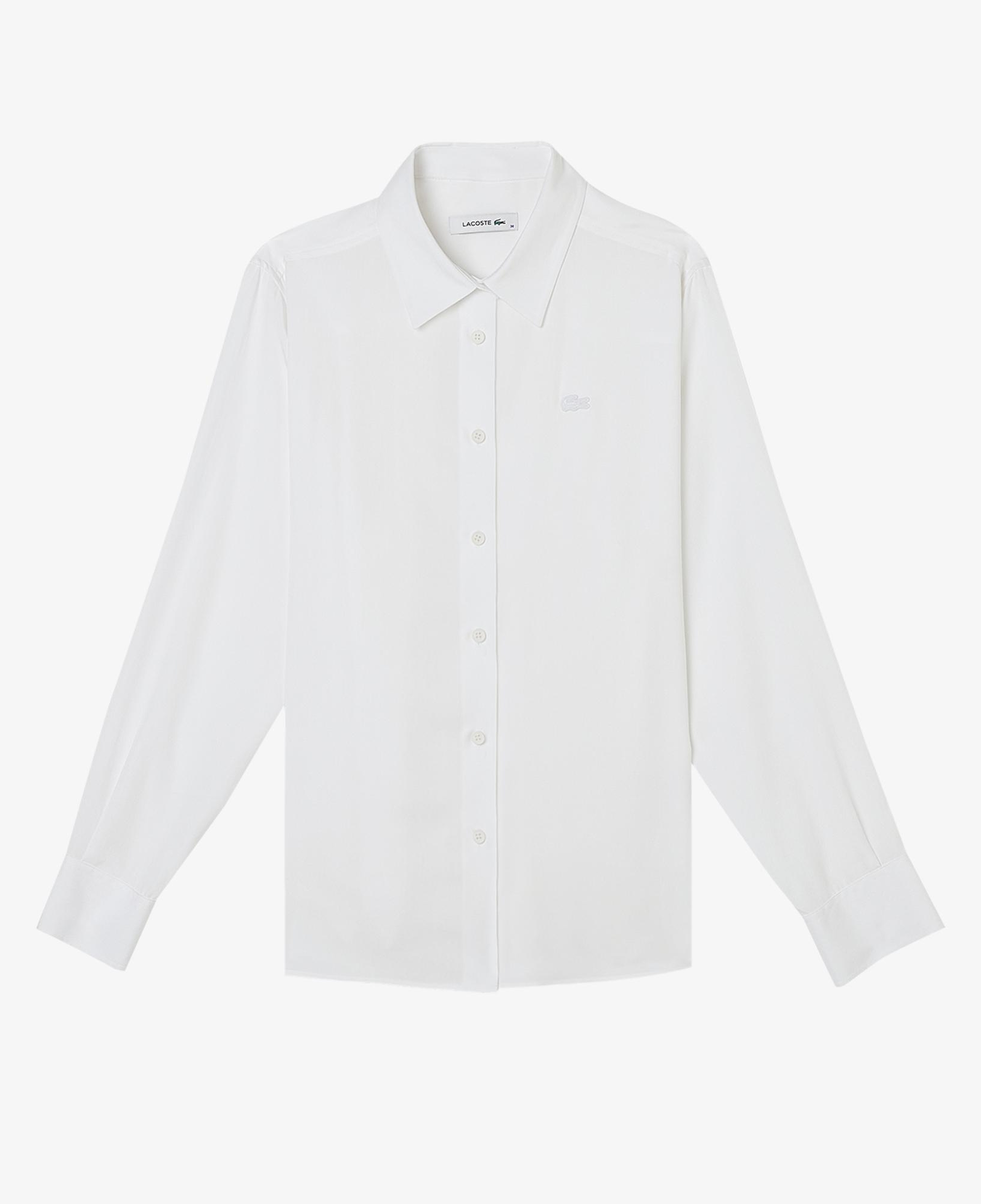 Kadın Slim Fit Beyaz Gömlek