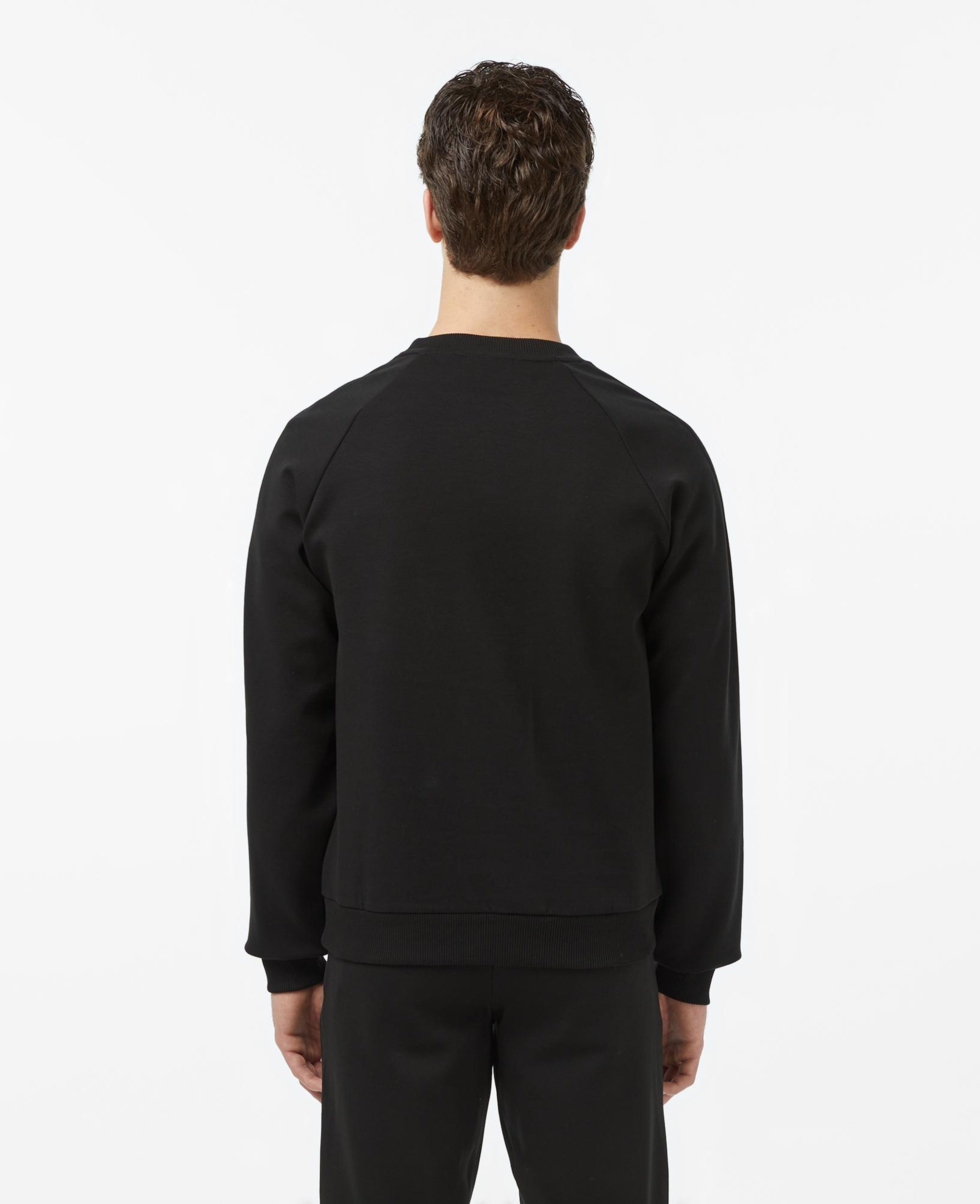 Erkek Classic Fit Bisiklet Yaka Siyah Sweatshirt