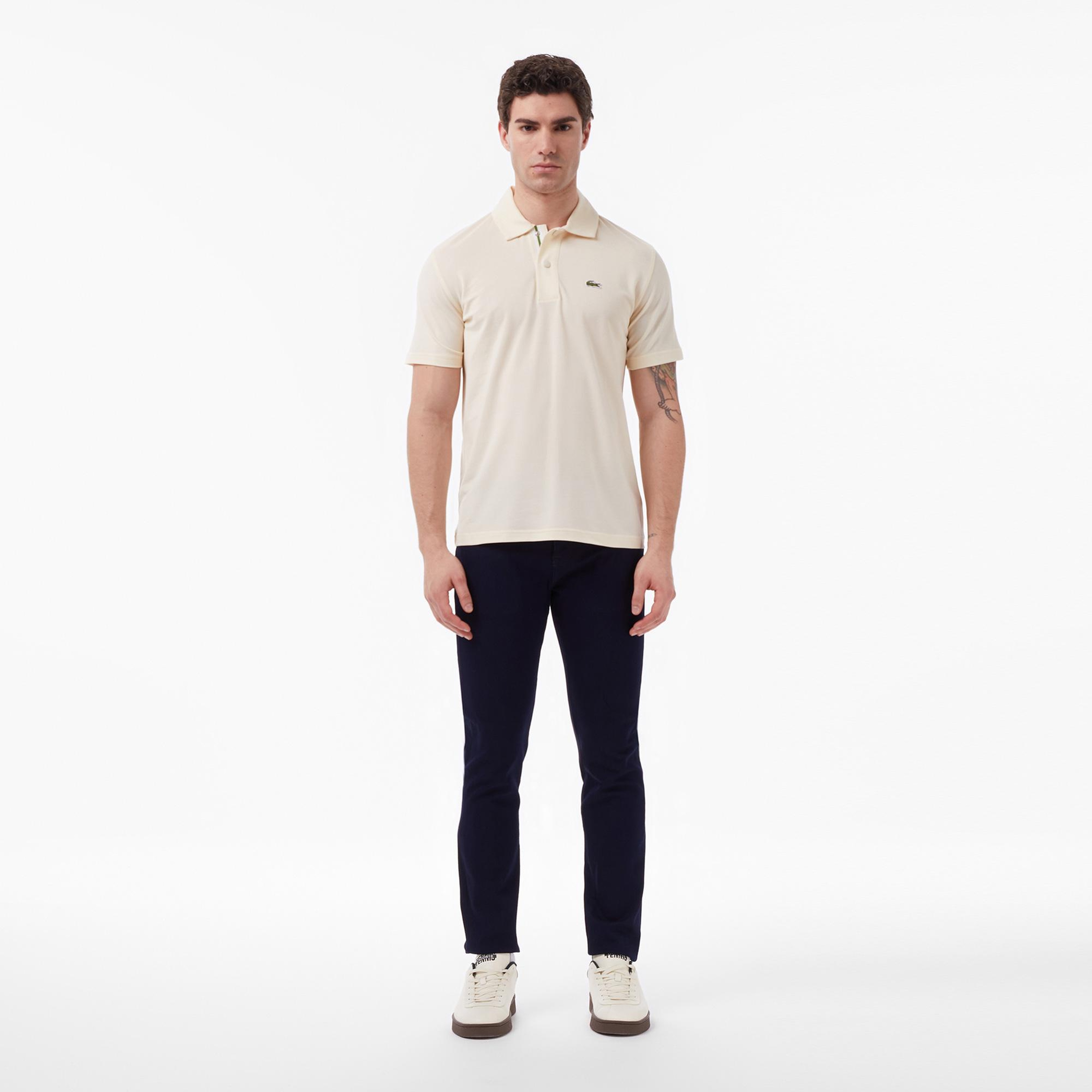 Erkek Regular Fit Krem Polo