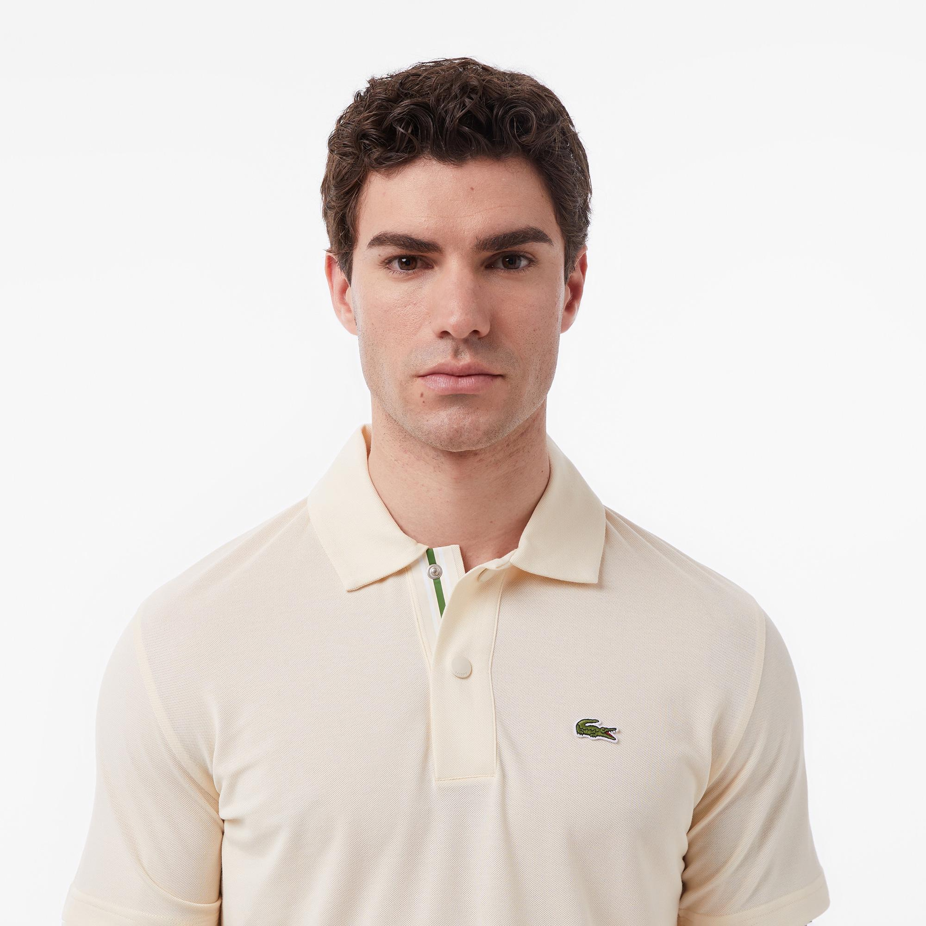 Erkek Regular Fit Krem Polo