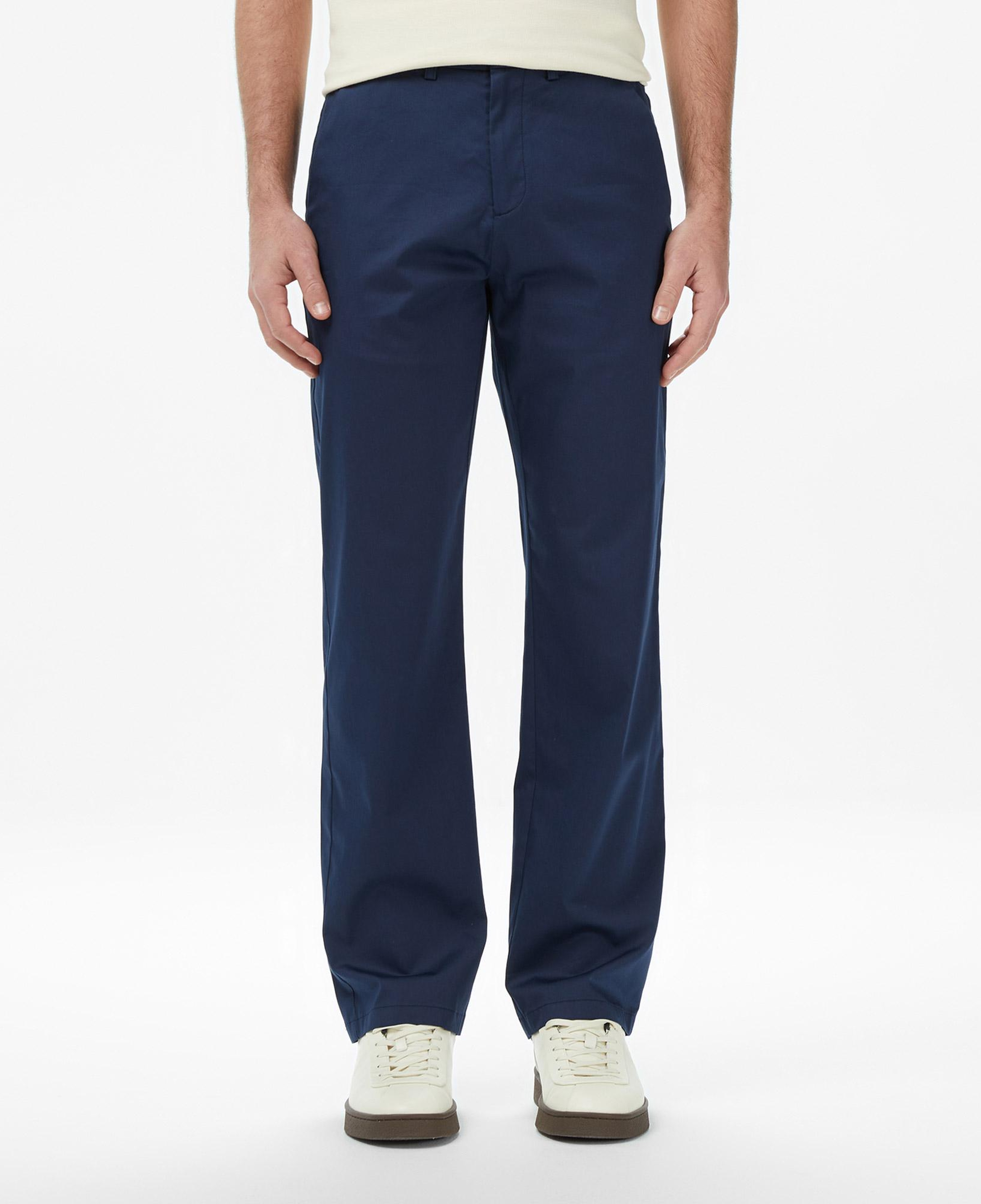 Erkek Regular Fit Lacivert Chino Pantolon