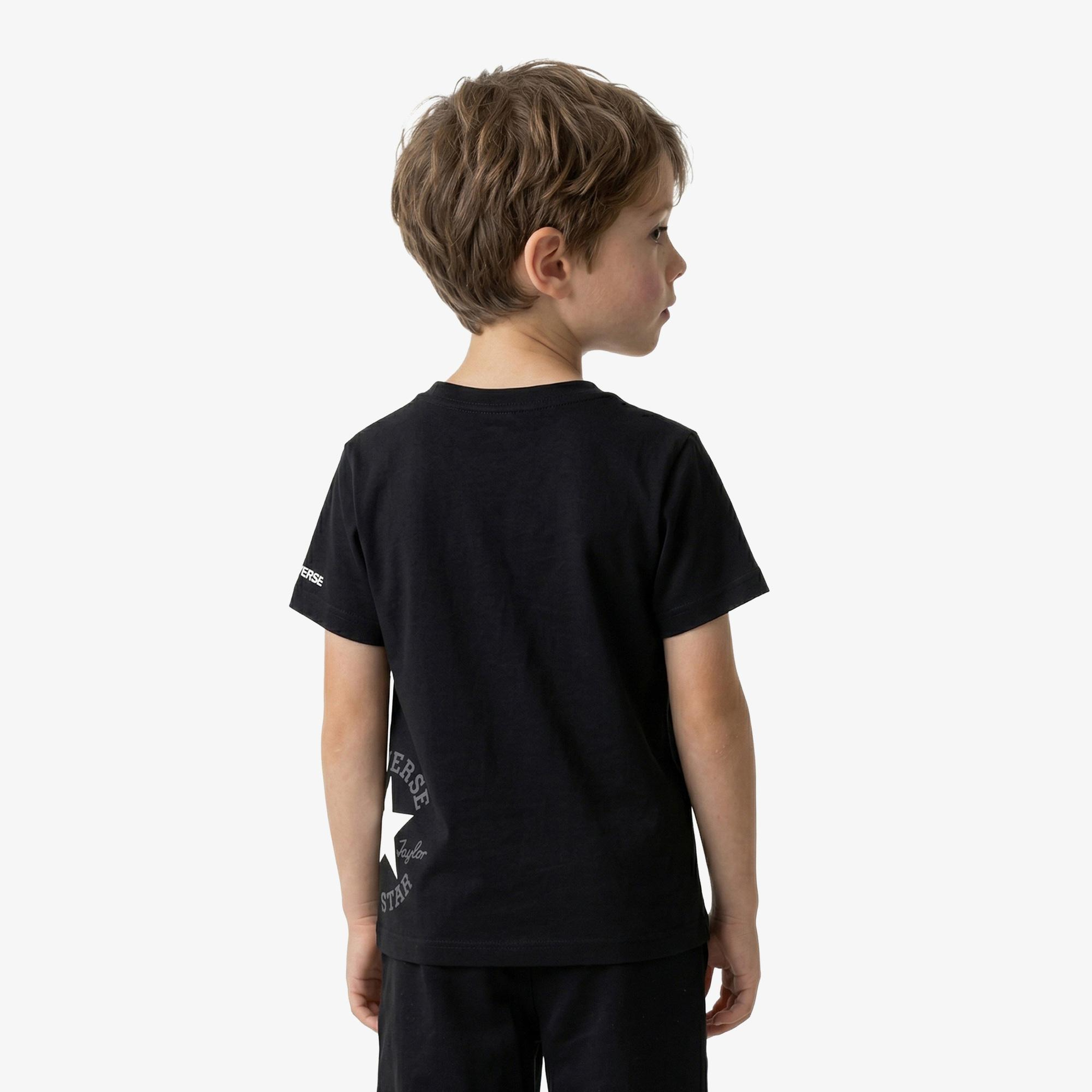 Converse Erkek Çocuk Siyah T-Shirt