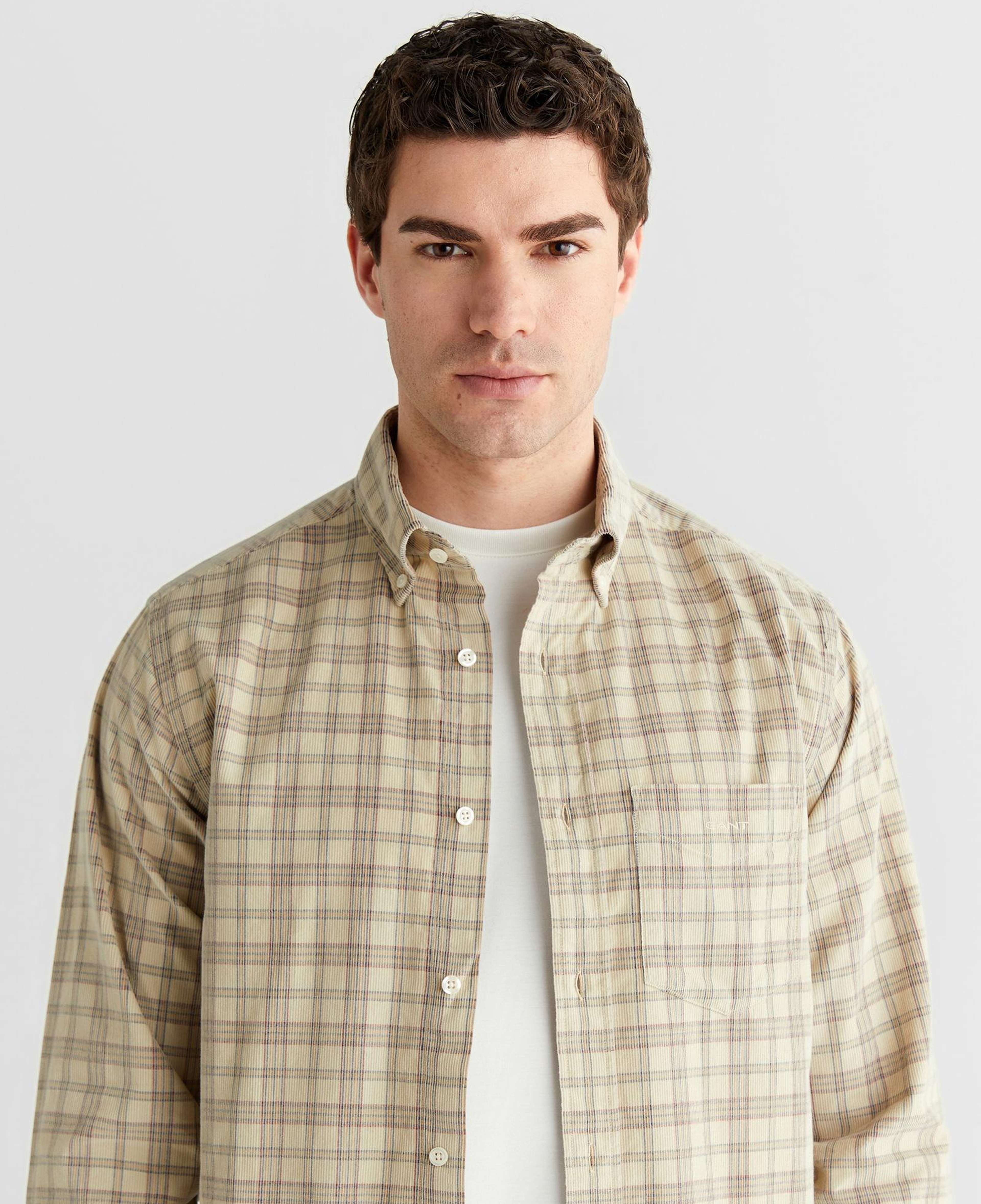GANT Erkek Bej Regular Fit Düğmeli Gömlek
