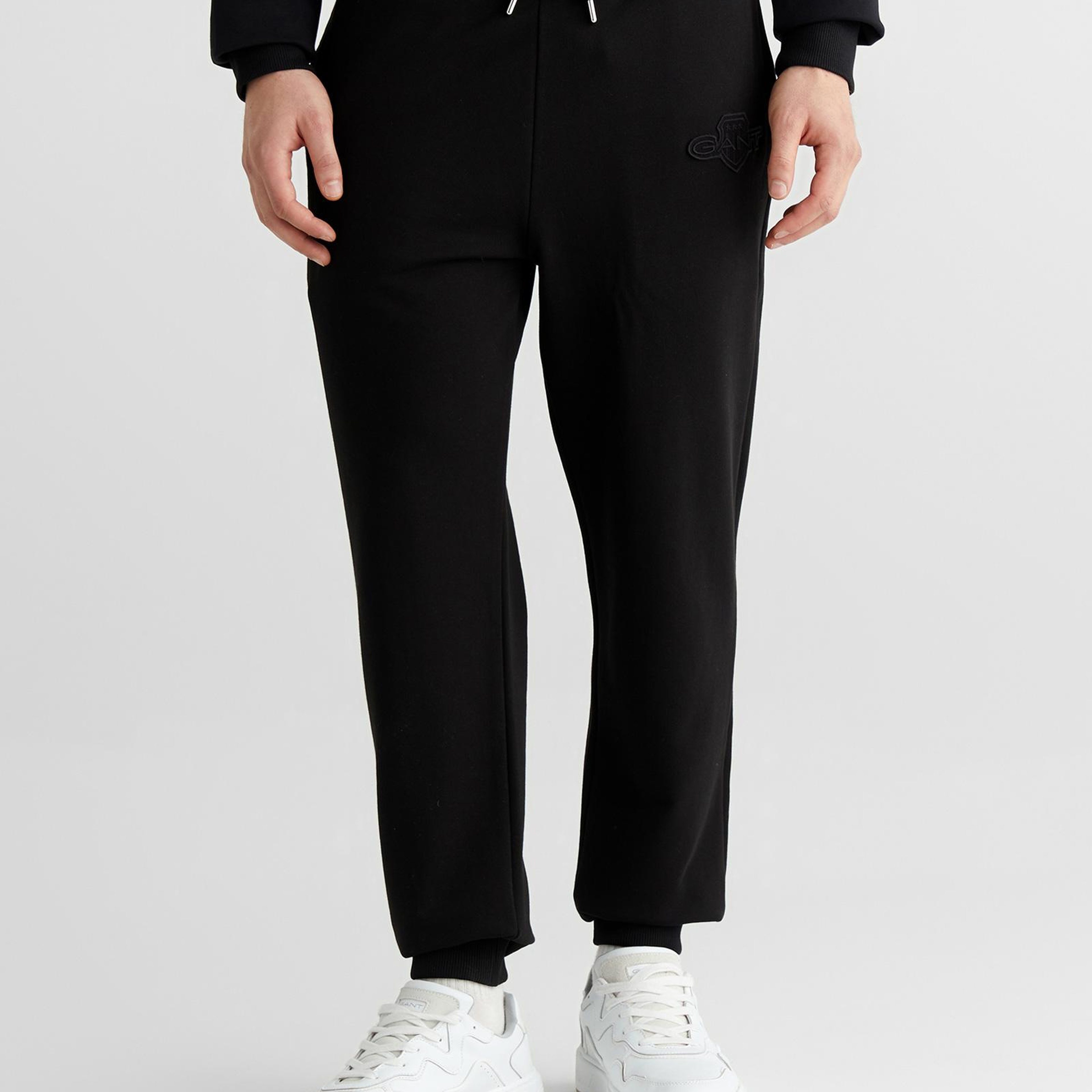 GANT Erkek Siyah Regular Fit Eşofman Altı