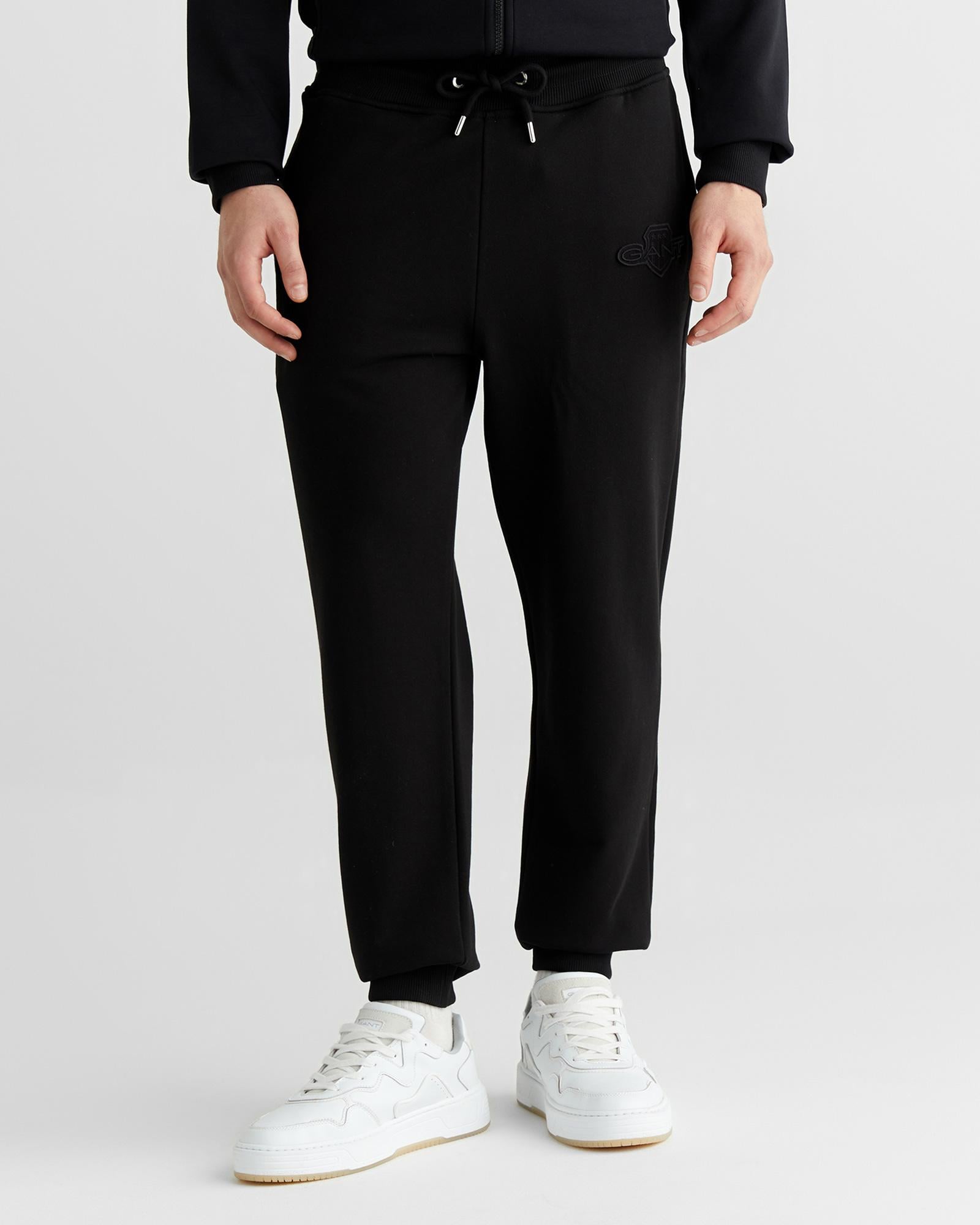 GANT Erkek Siyah Regular Fit Eşofman Altı