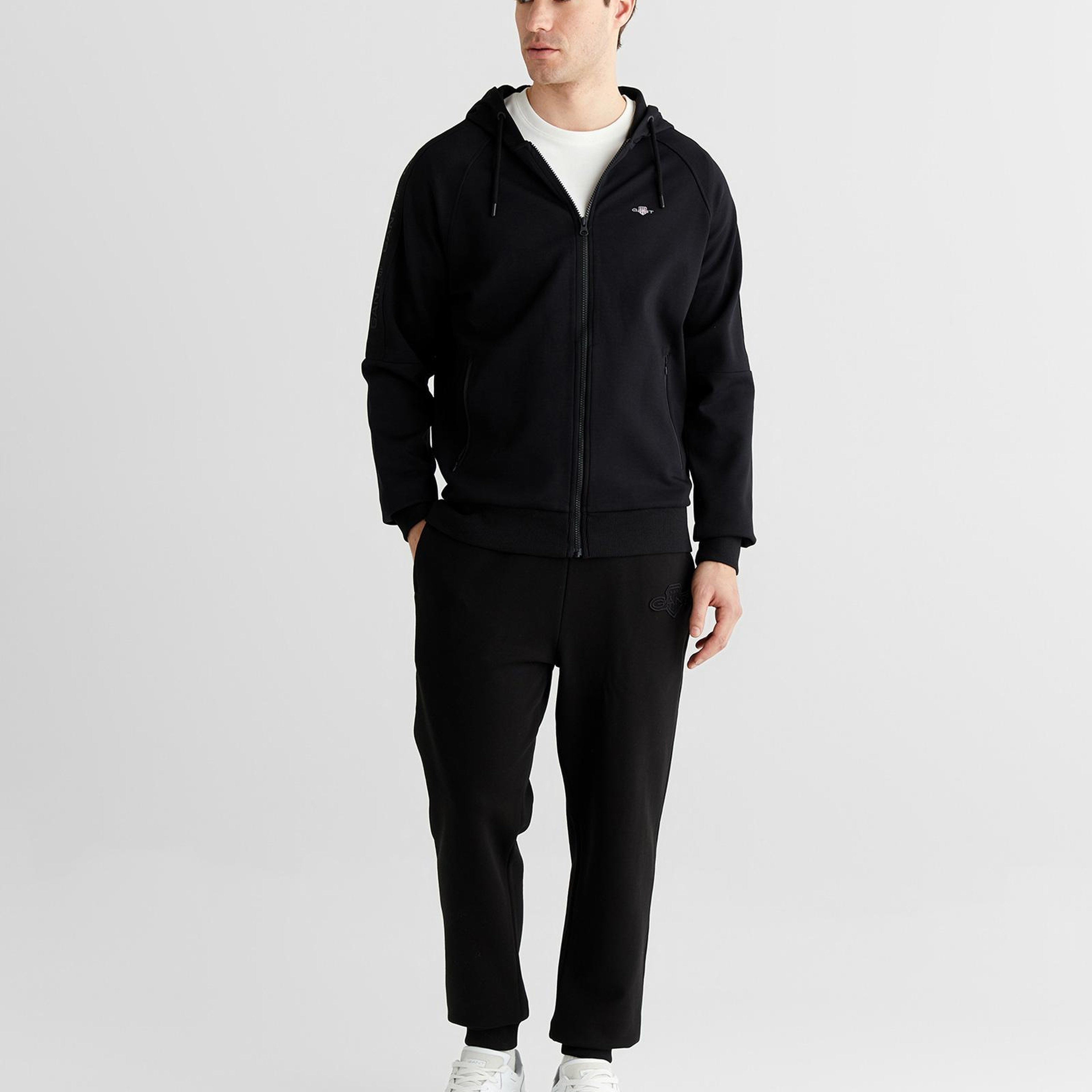 GANT Erkek Siyah Regular Fit Eşofman Altı