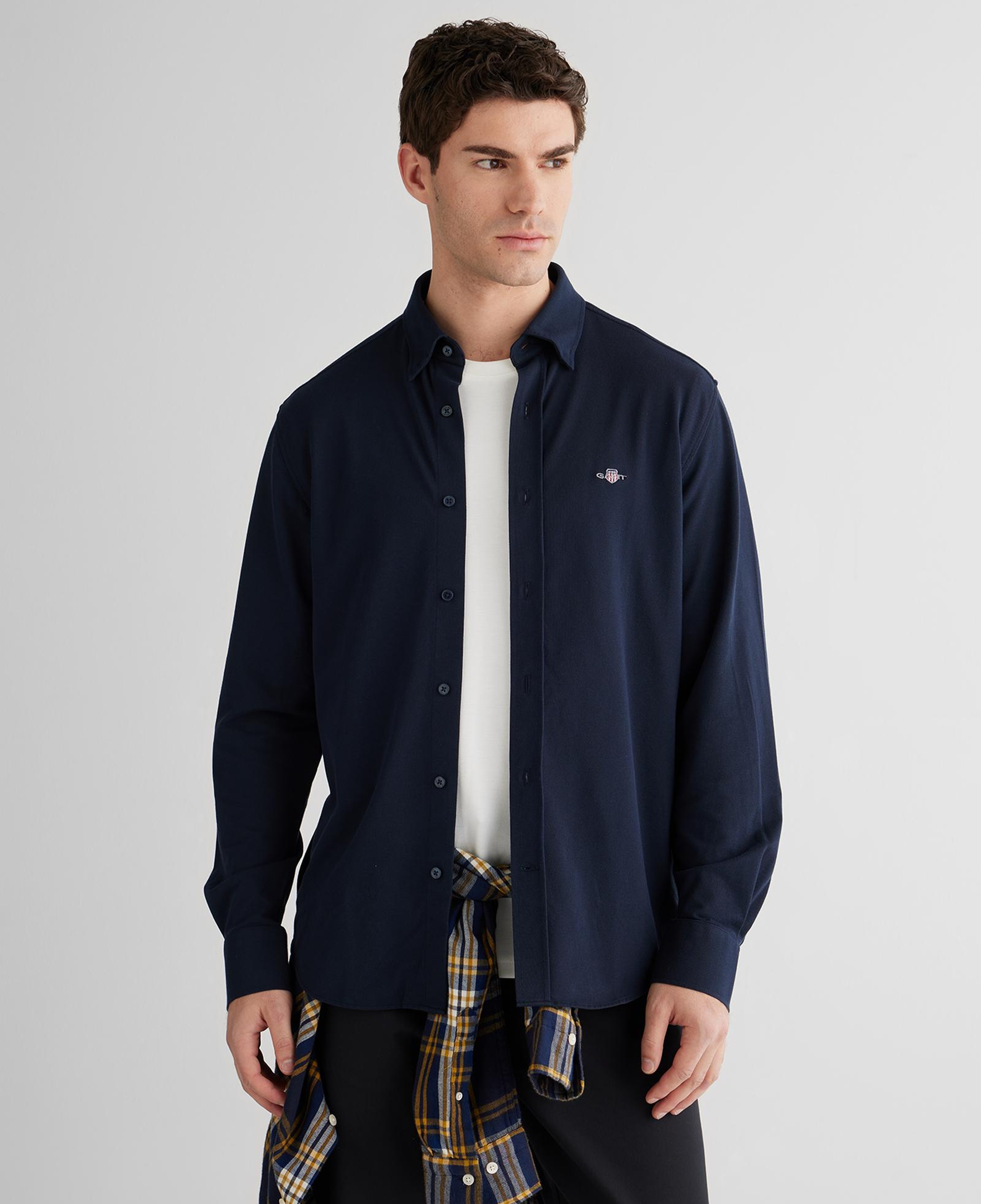 GANT Erkek Lacivert Regular Fit Gömlek