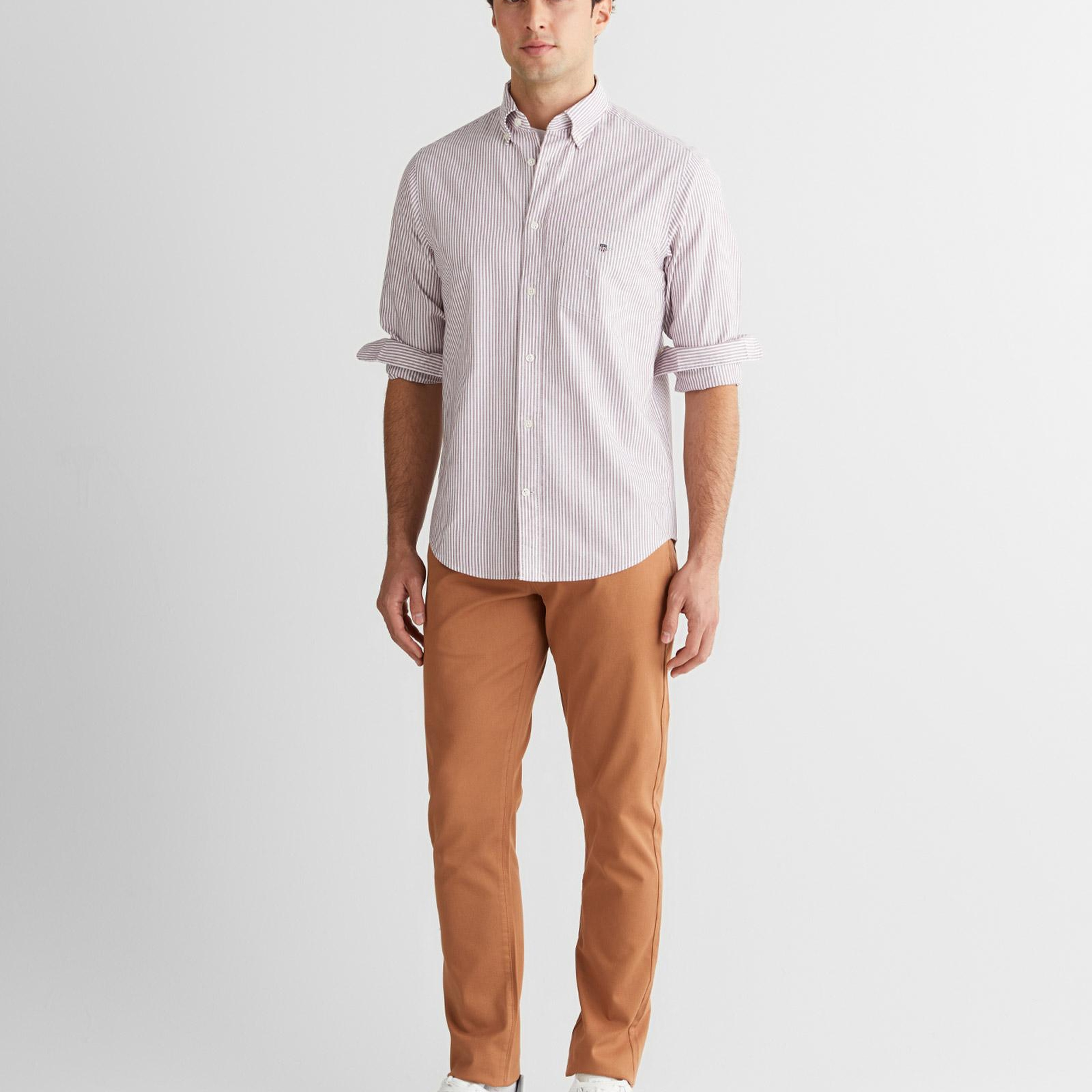 GANT Erkek Kahverengi Slim Fit Pantolon