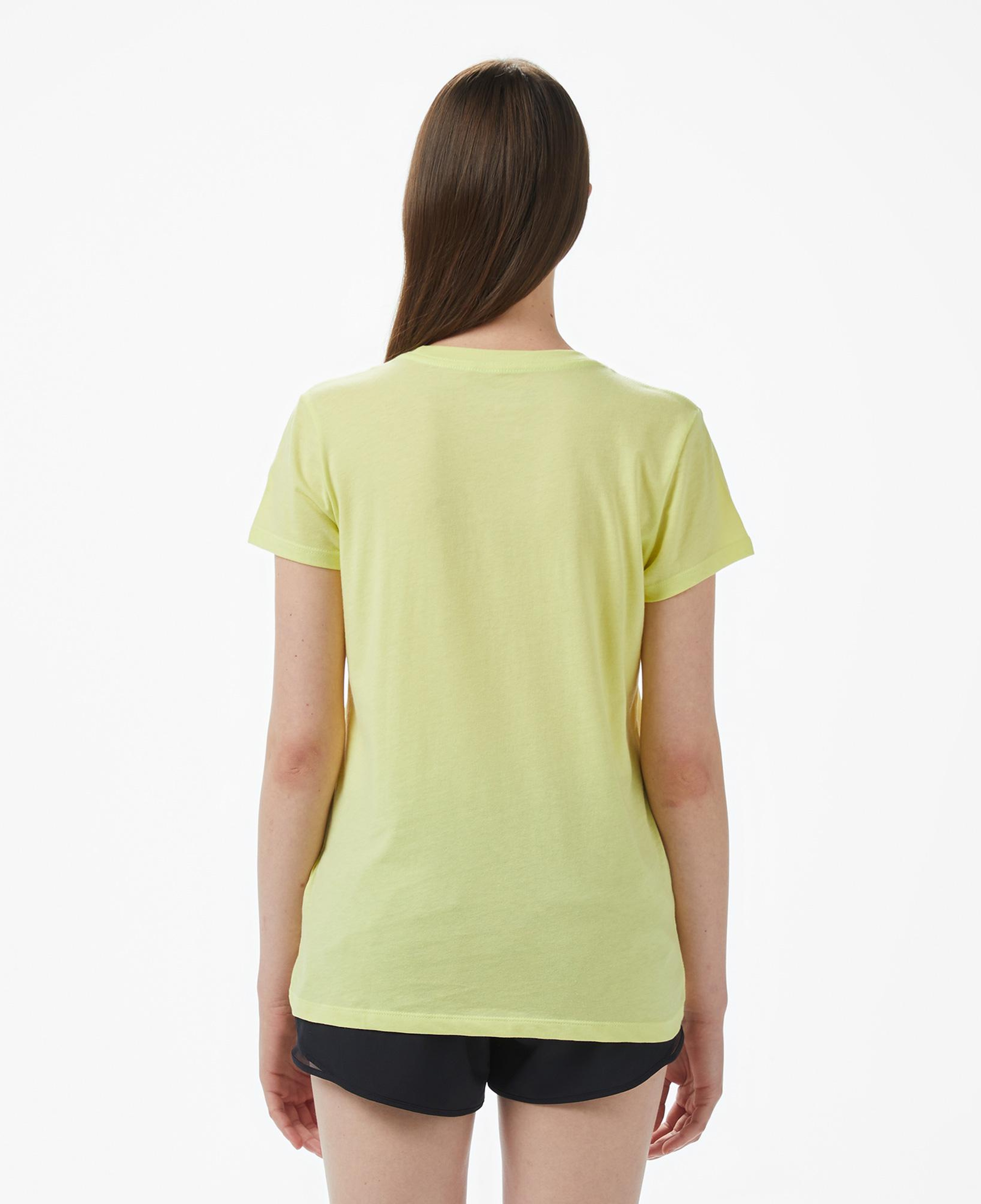 Under Armour Sportstyle Logo Ss Kadın Sarı T-Shirt