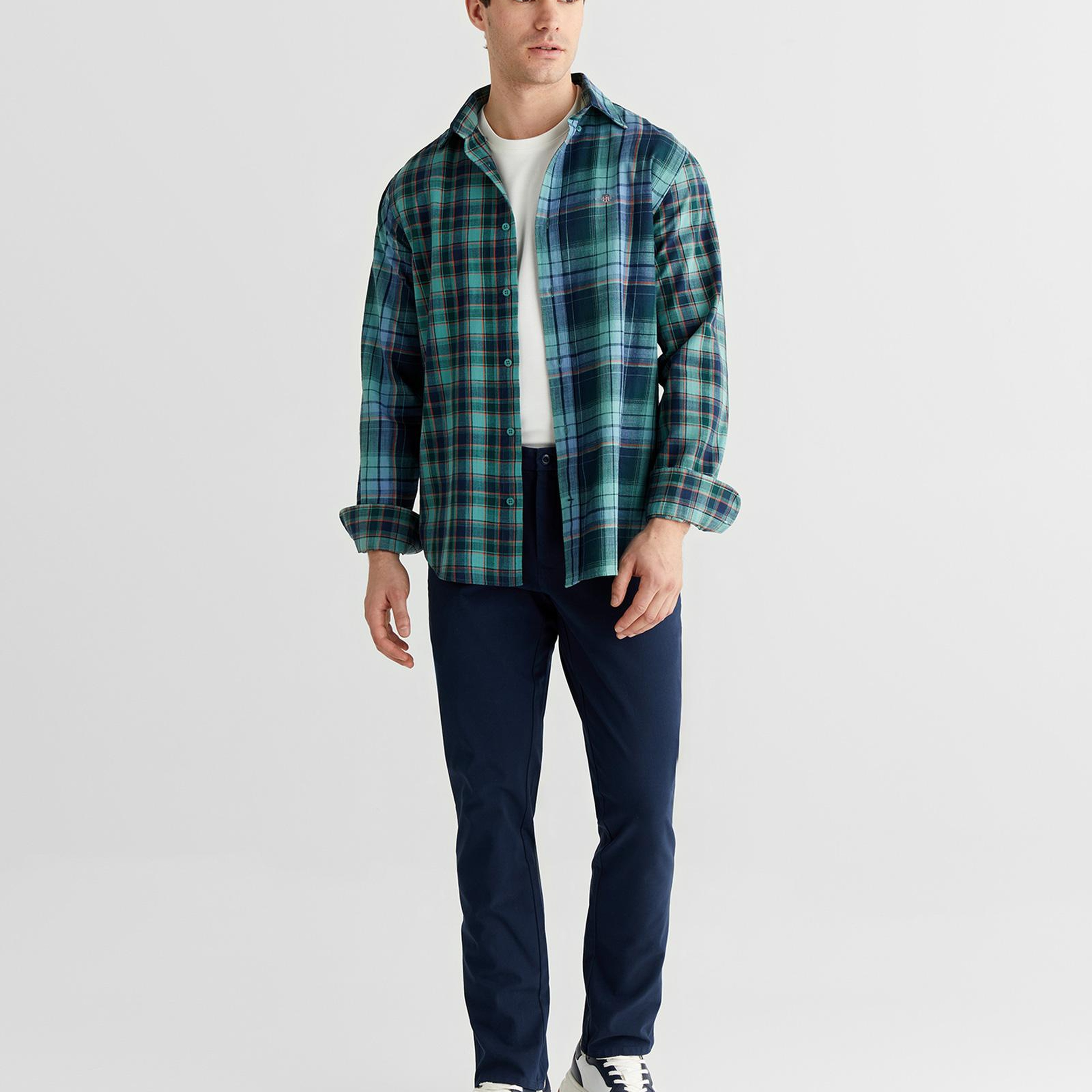 GANT Erkek Mavi Slim Fit Pantolon