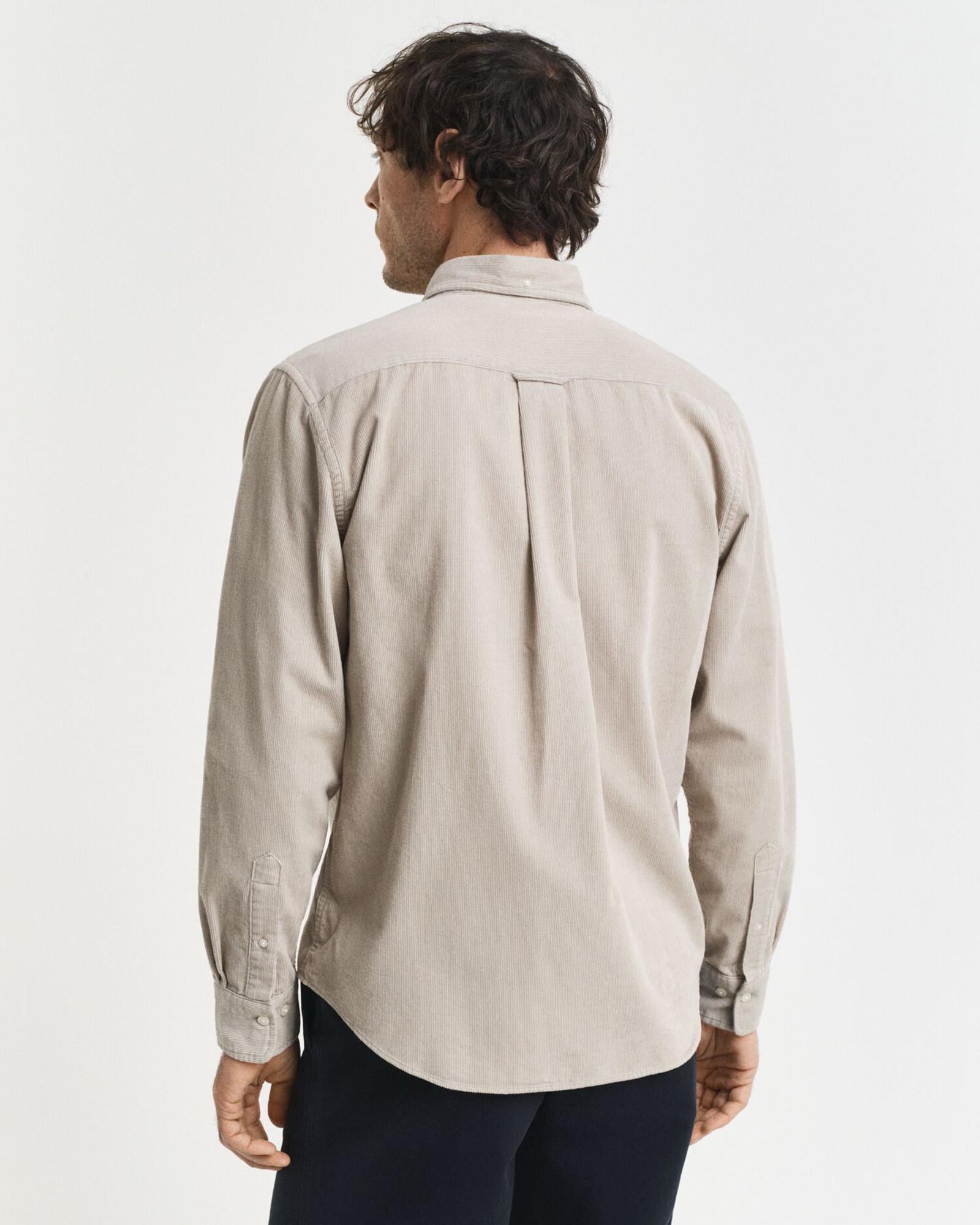 GANT Erkek Bej Regular Fit Düğmeli Gömlek