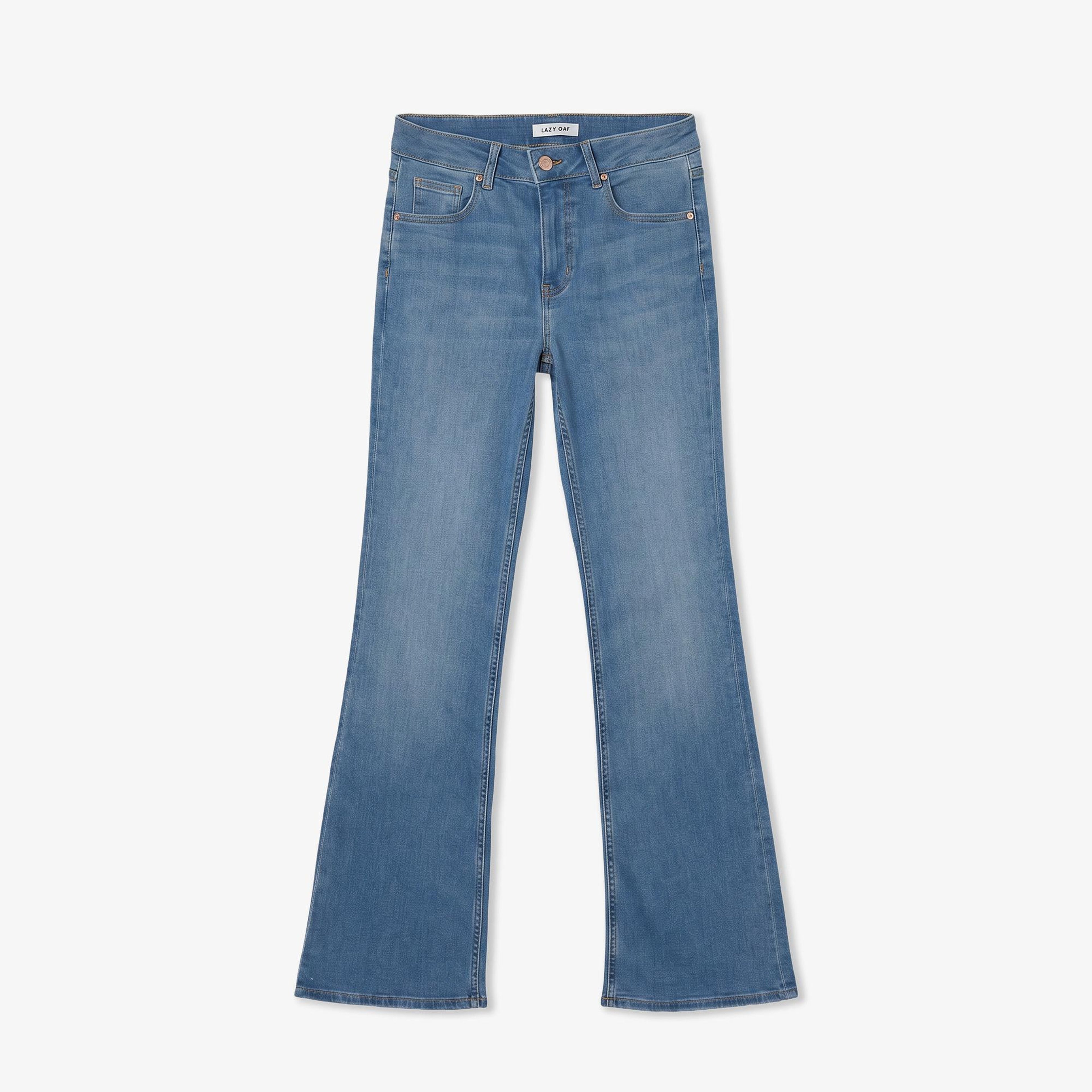 Kadın Slim Fit Mavi Jean Pantolon