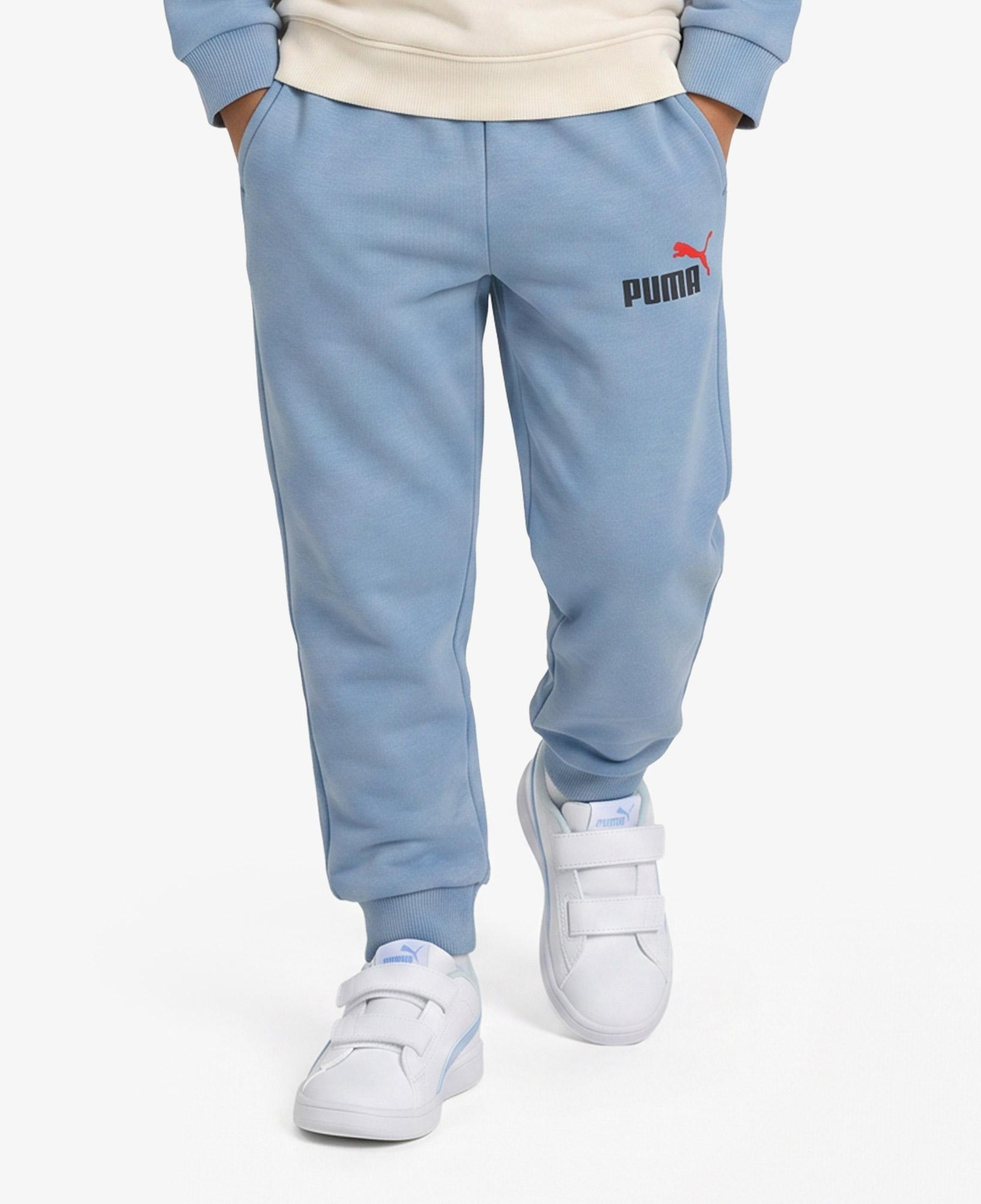 Puma Minicats Little Runners Çocuk Krem Eşofman Takımı