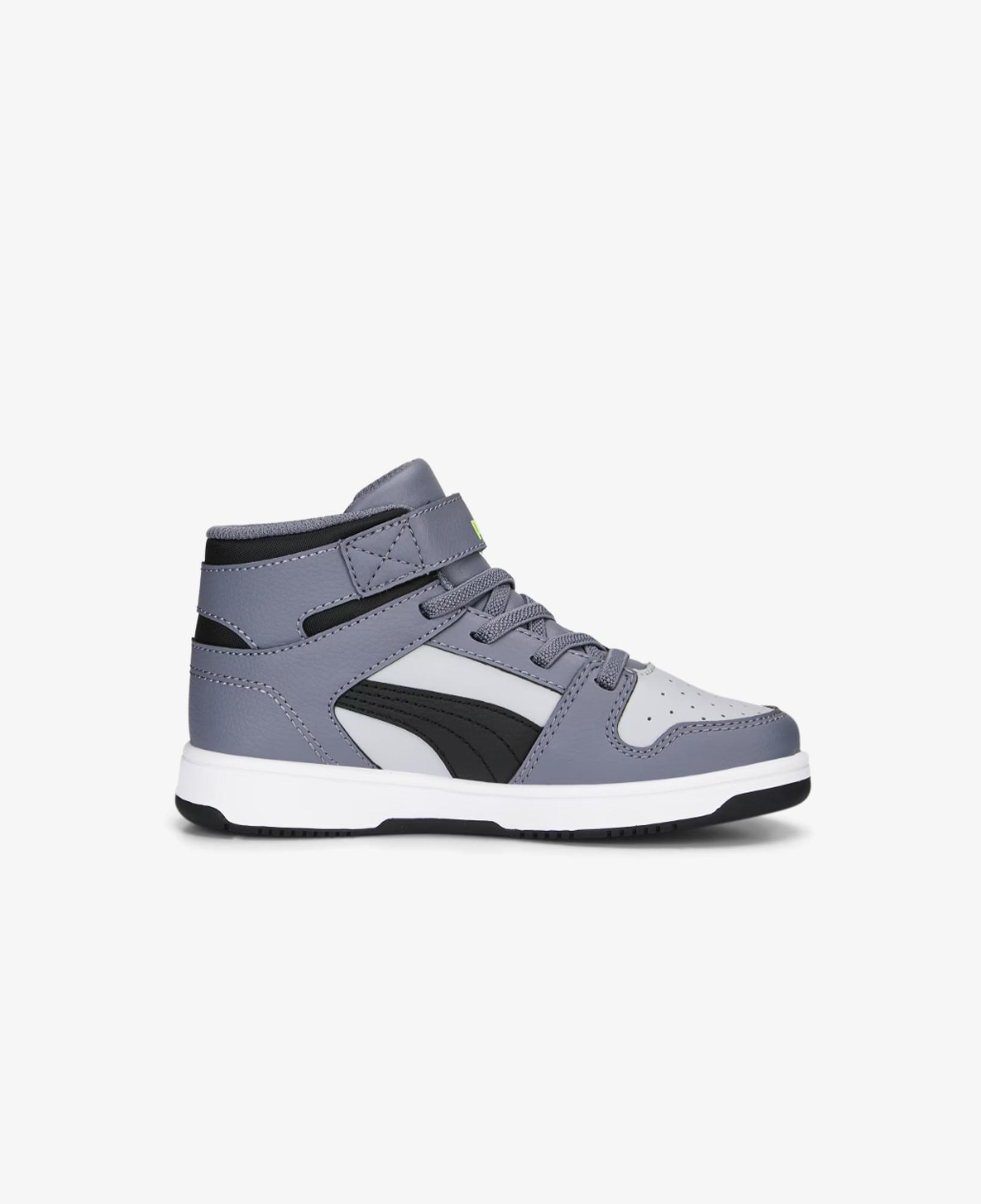 Puma Rebound Layup Çocuk Gri Spor Ayakkabı