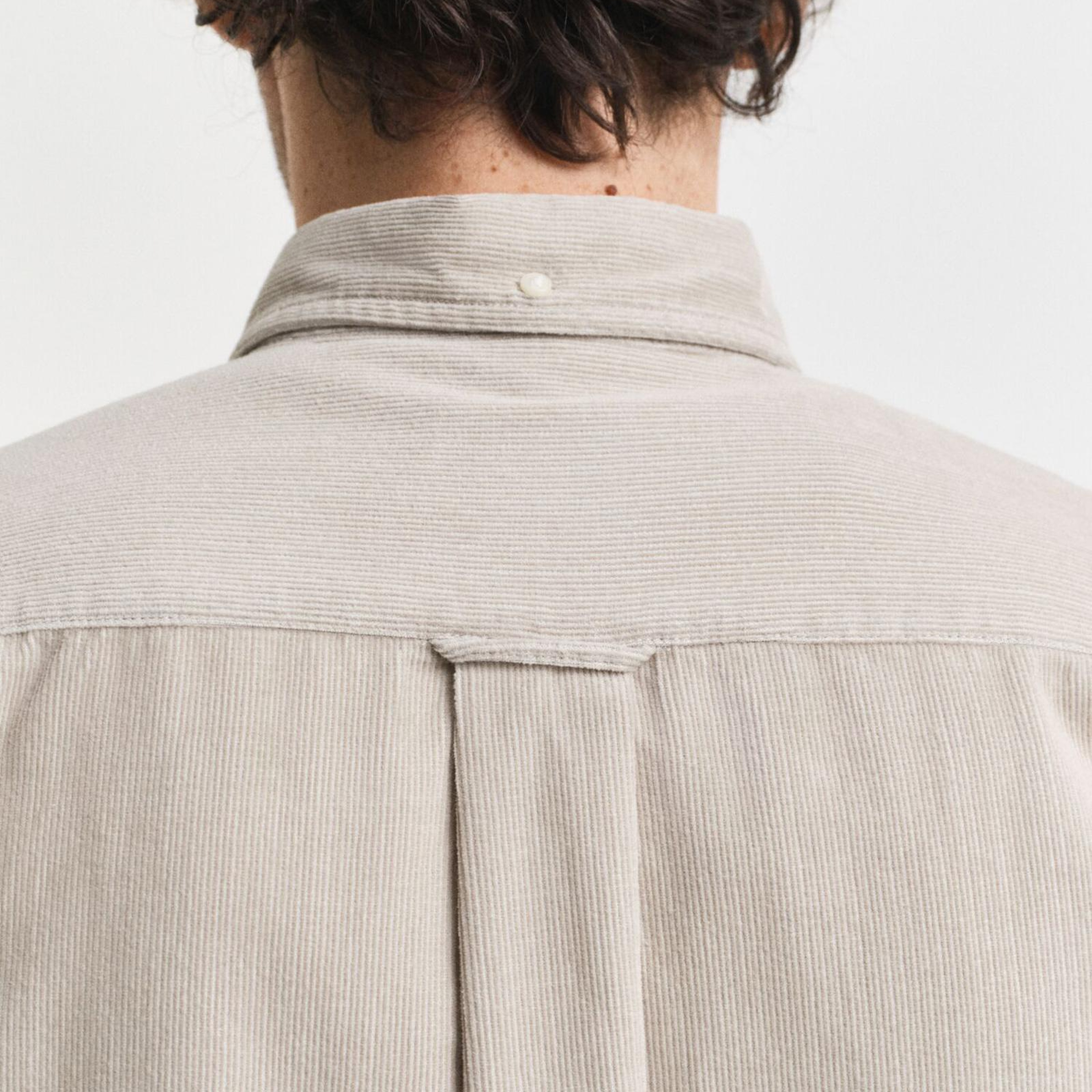 GANT Erkek Bej Regular Fit Düğmeli Gömlek