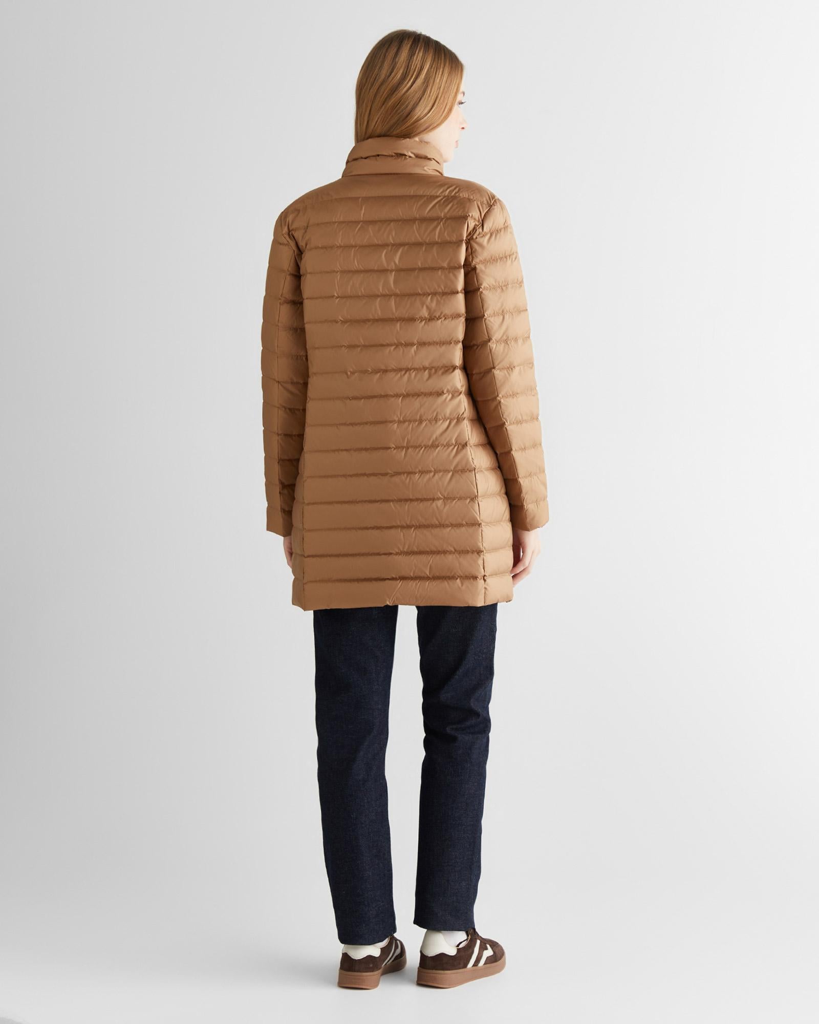 GANT Kadın Bej Regular Fit Fermuarlı Mont
