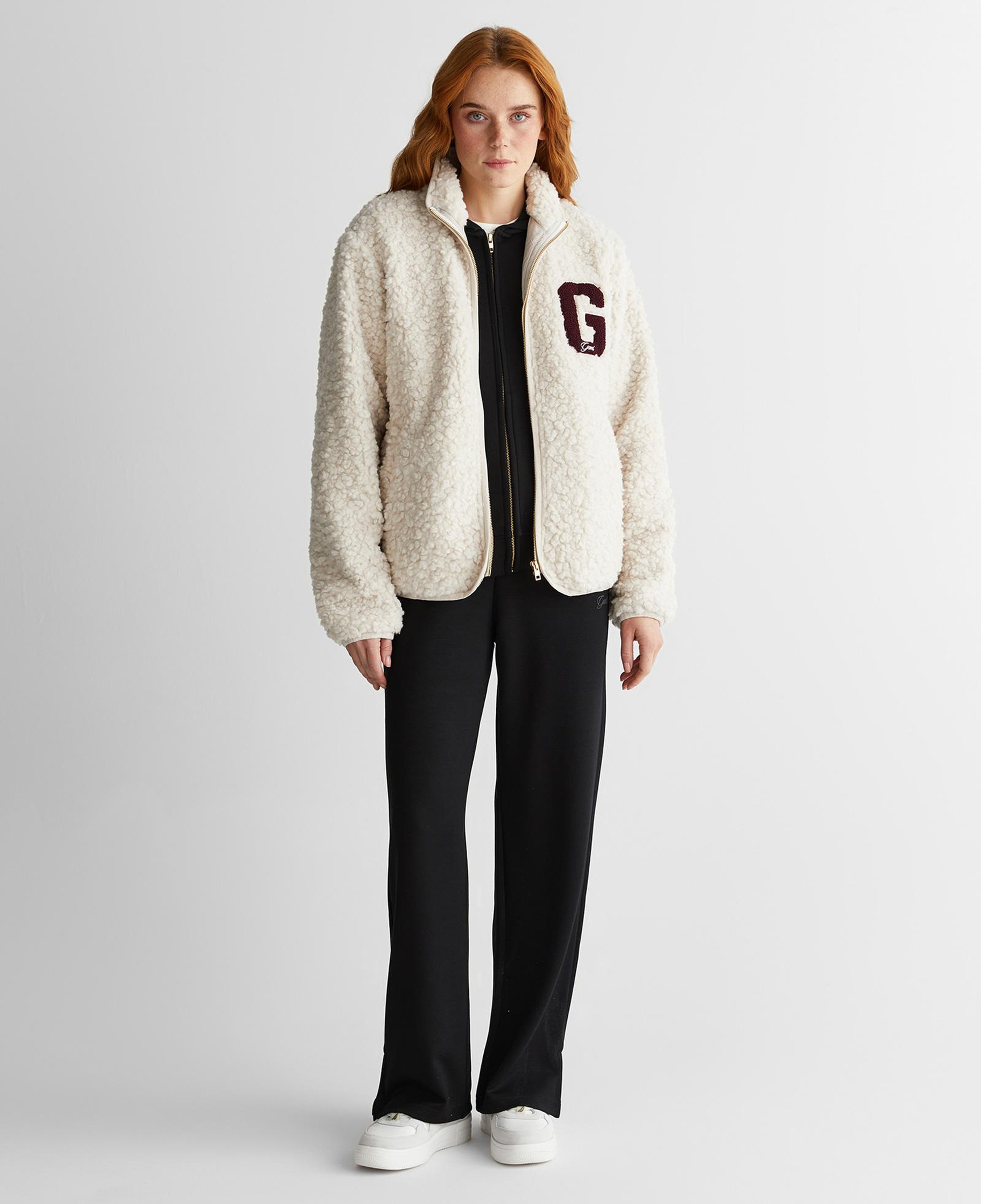 GANT Kadın Krem Polar Sweatshirt