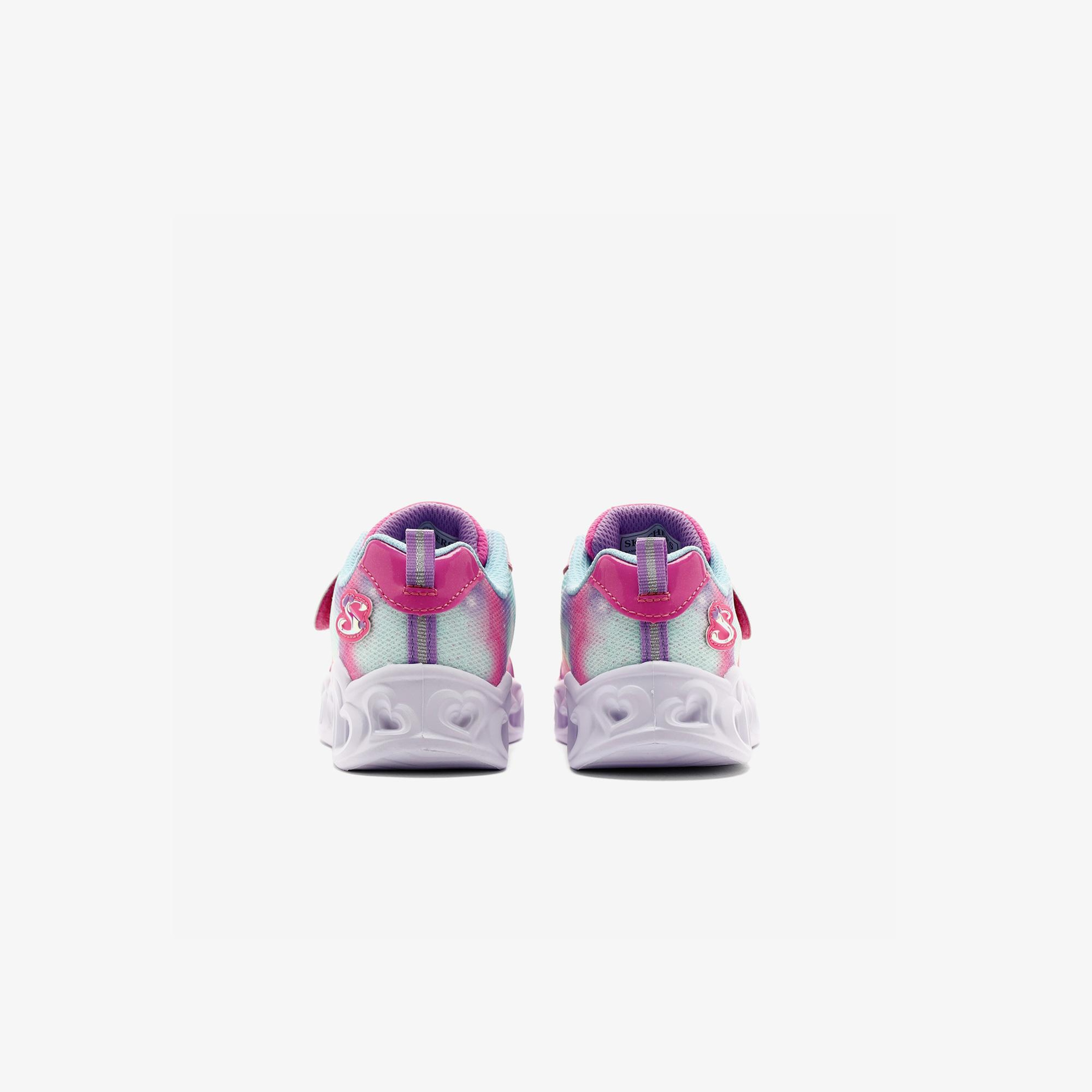 Skechers Heart Lights Lovin Reflection Çocuk Pembe Işıklı Spor Ayakkabı
