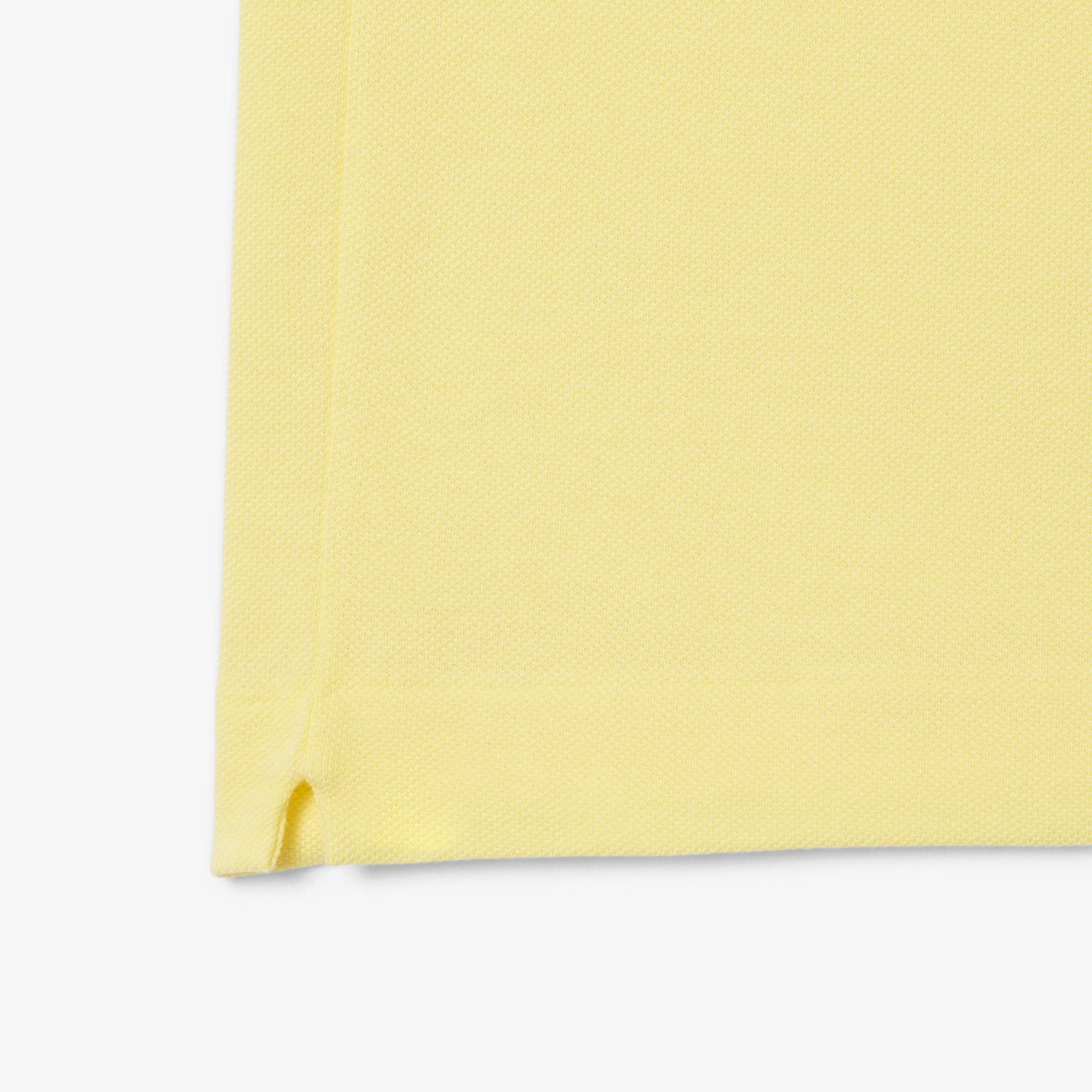 L.12.12 Erkek Classic Fit Sarı Polo