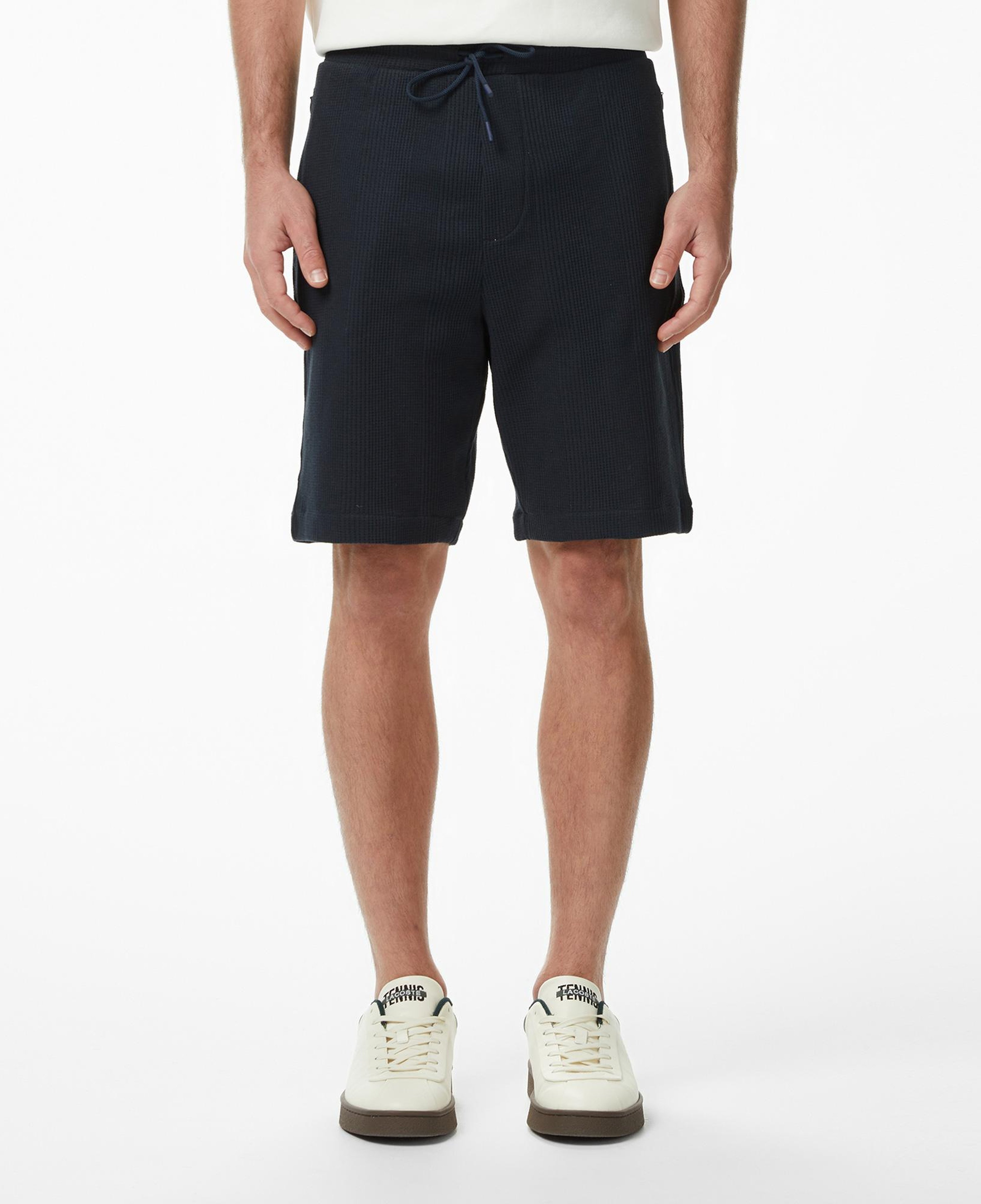 Erkek Relaxed Fit Koyu Gri Bermuda Şort