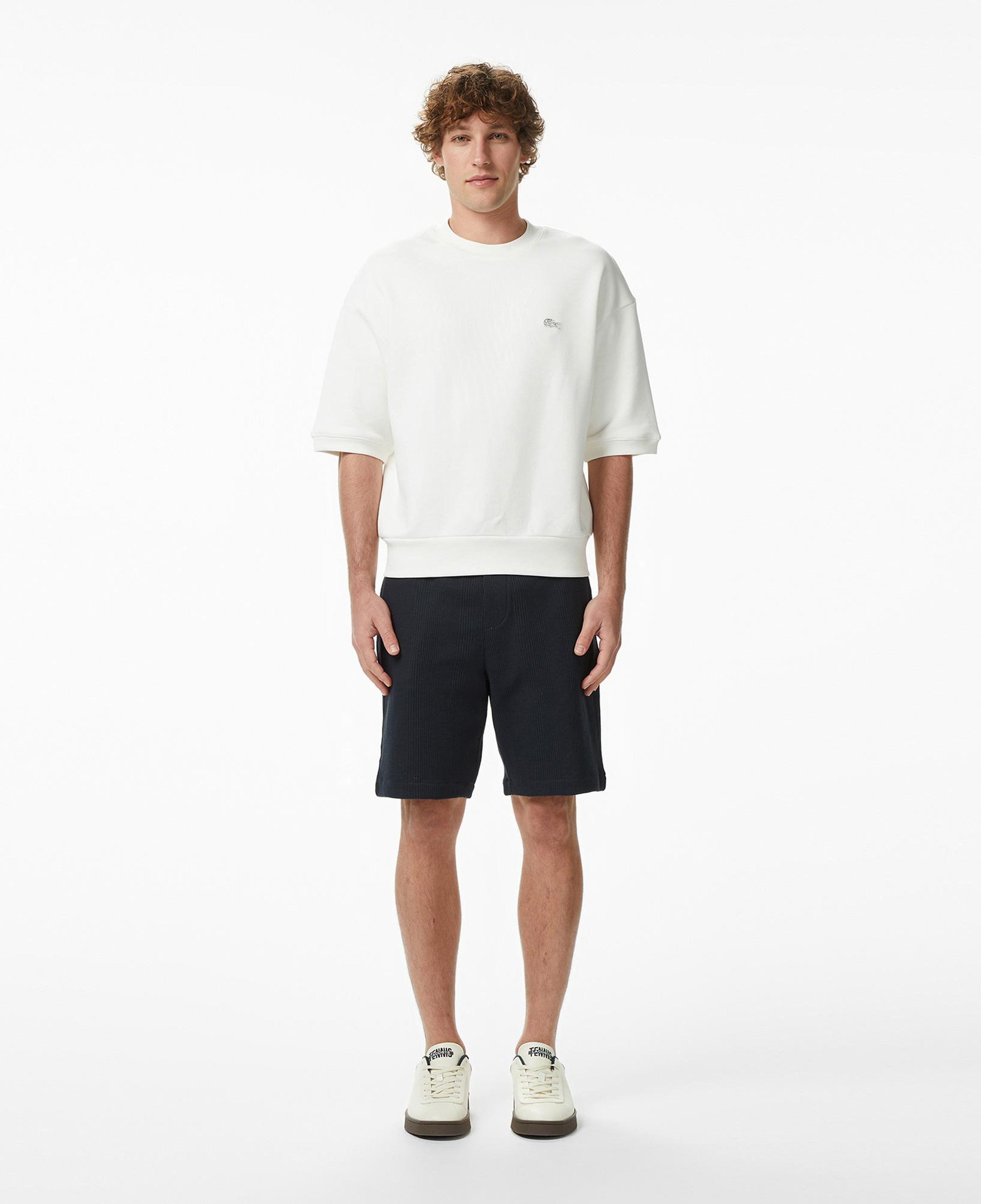 Erkek Relaxed Fit Koyu Gri Bermuda Şort
