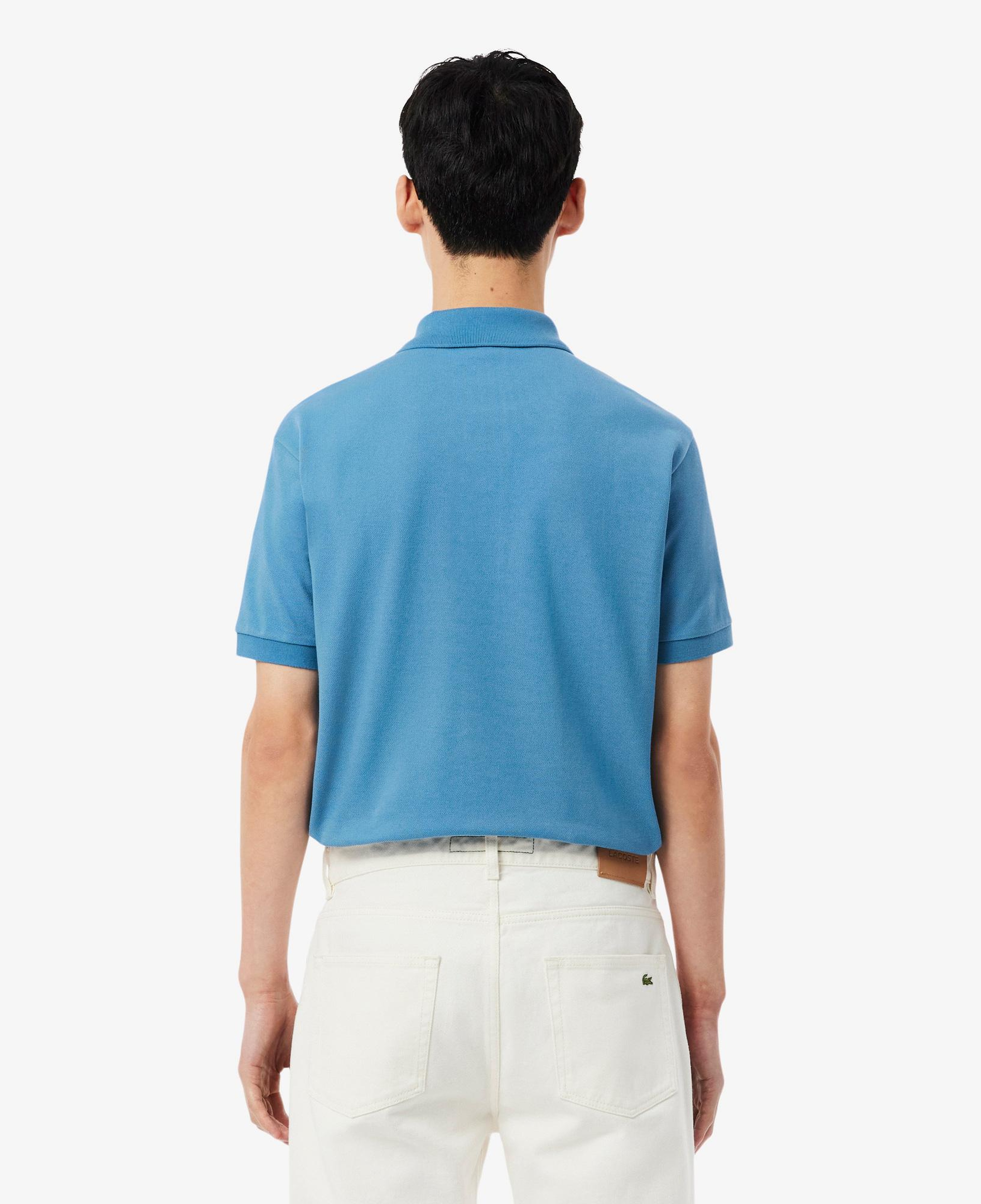 L.12.12 Erkek Classic Fit Mavi Polo