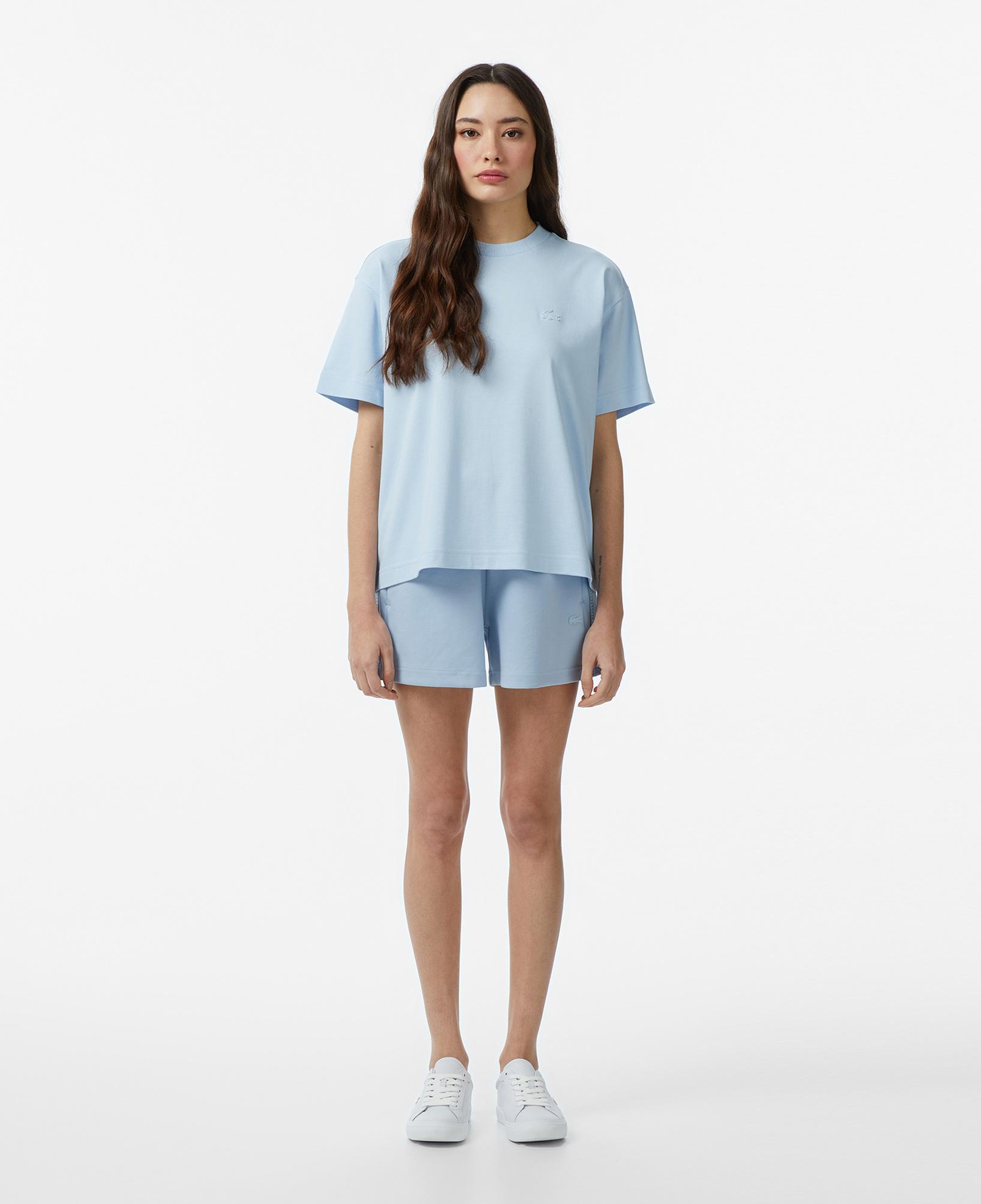 Kadın Relaxed Fit Mavi Şort
