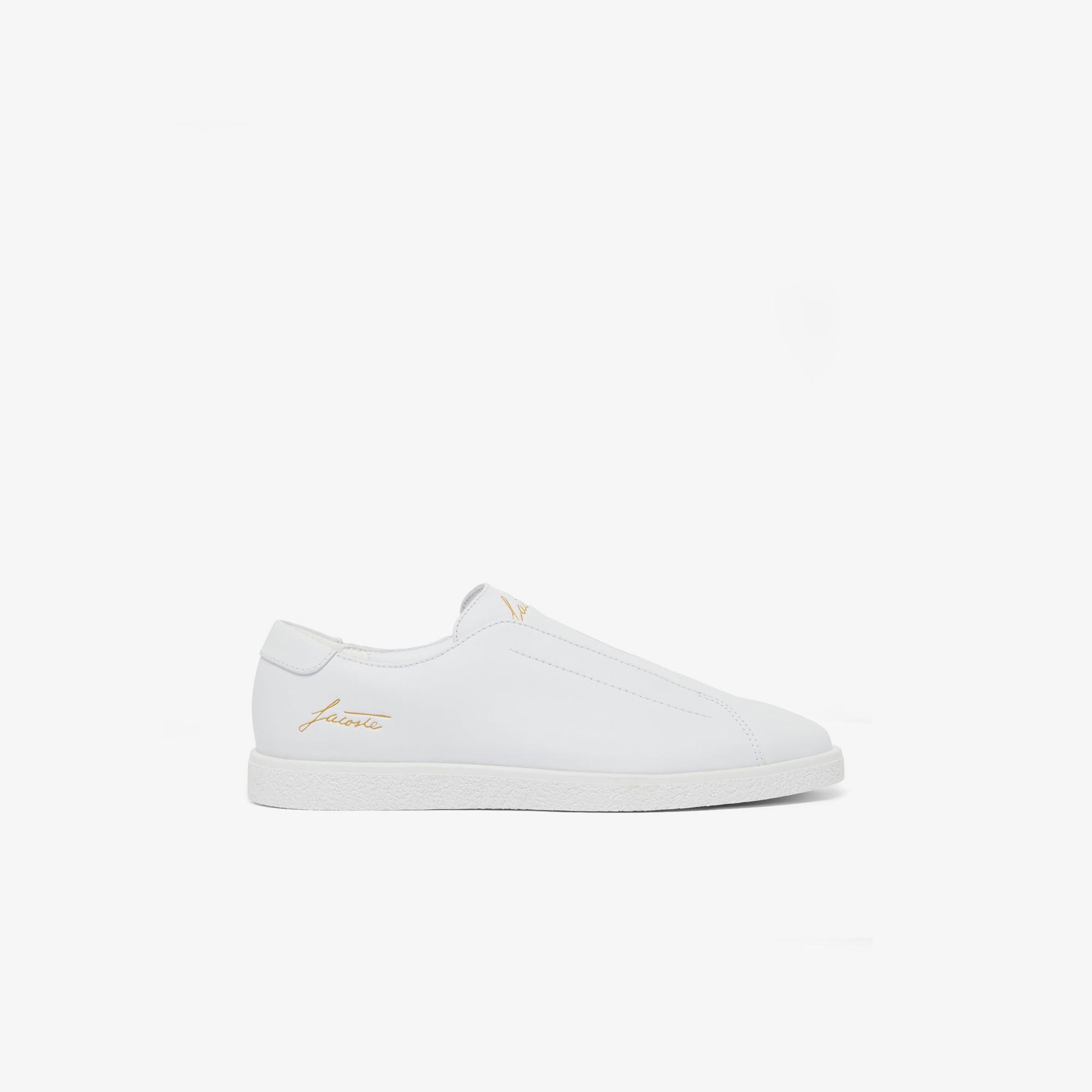 Lacoste Linecourt Slip-On Erkek Beyaz Sneaker