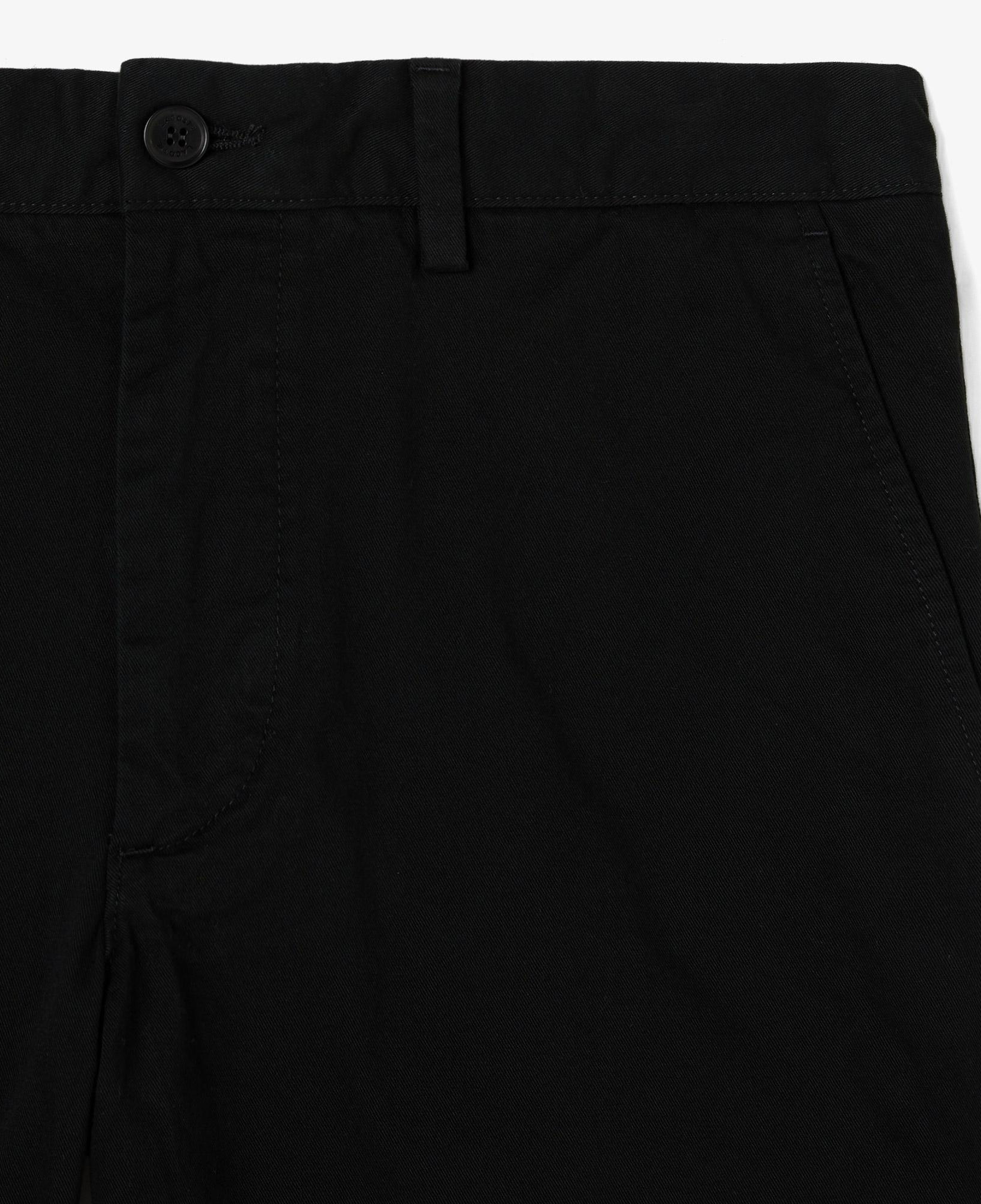 Erkek Slim Fit Siyah Bermuda Şort