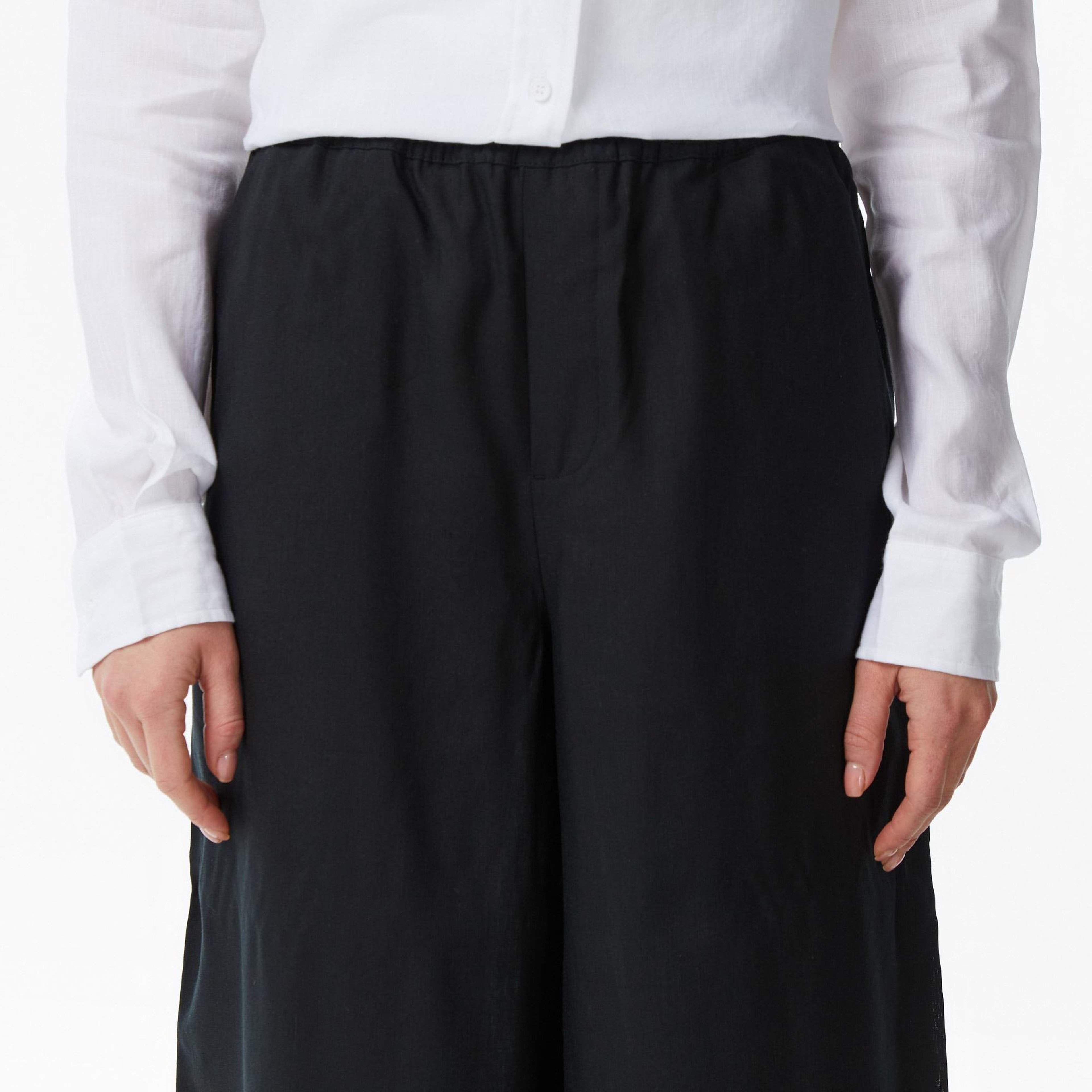 Kadın Relaxed Fit Siyah Pantolon